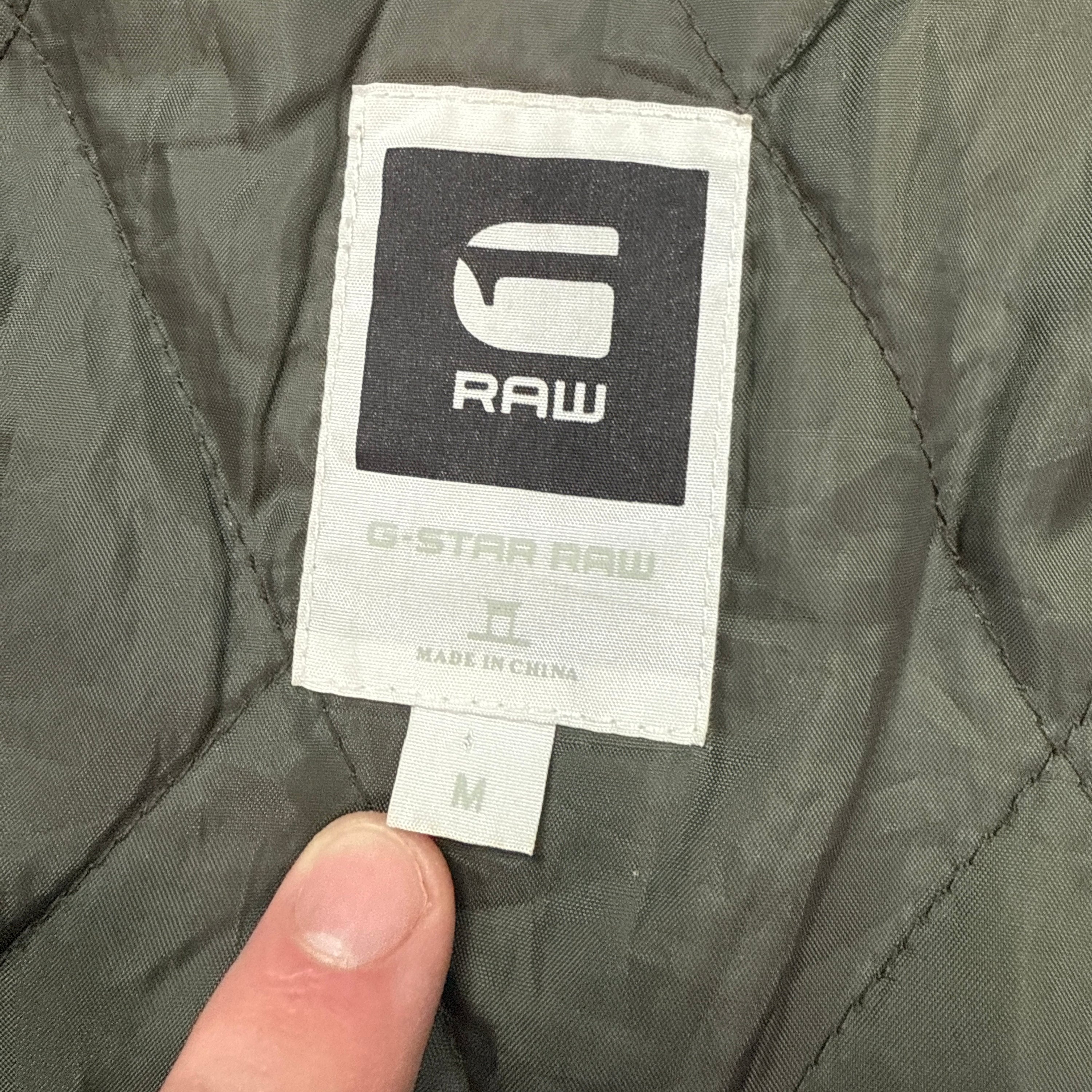Gstar RAW 2000's technical full zip balaclava style cargo jacket (M)