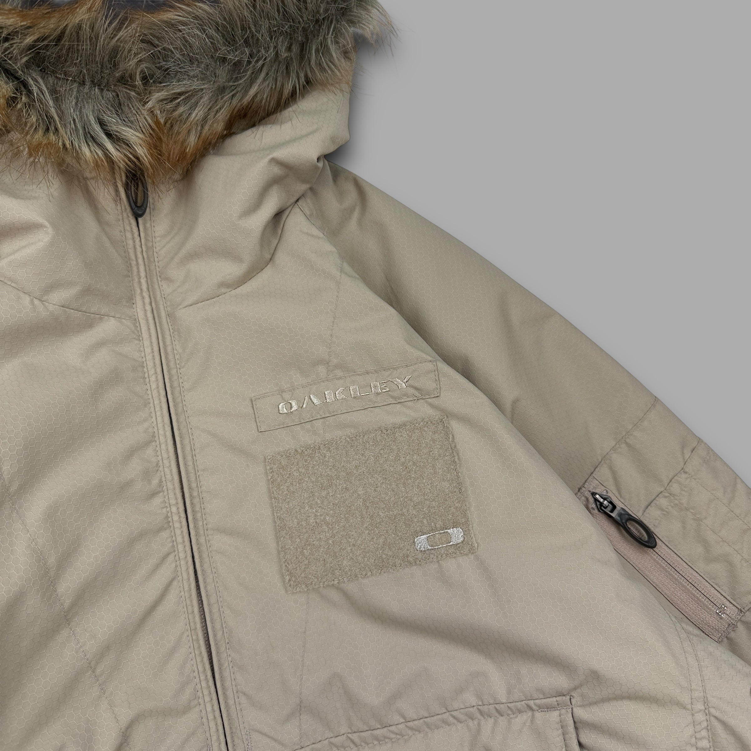 Oakley 2006 technical half zip nylon shell jacket (M)