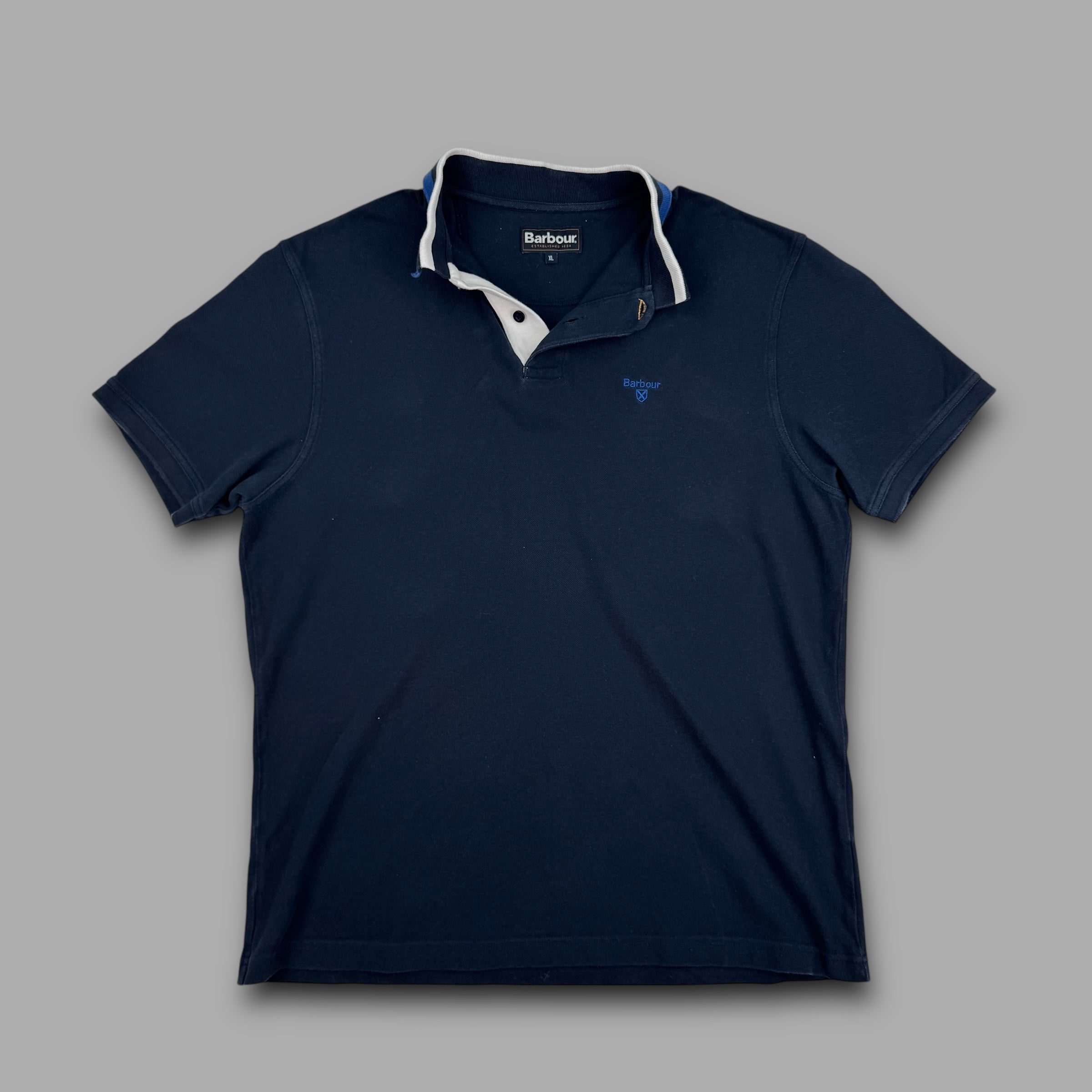 Barbour 2000's embroidered polo shirt (XL)