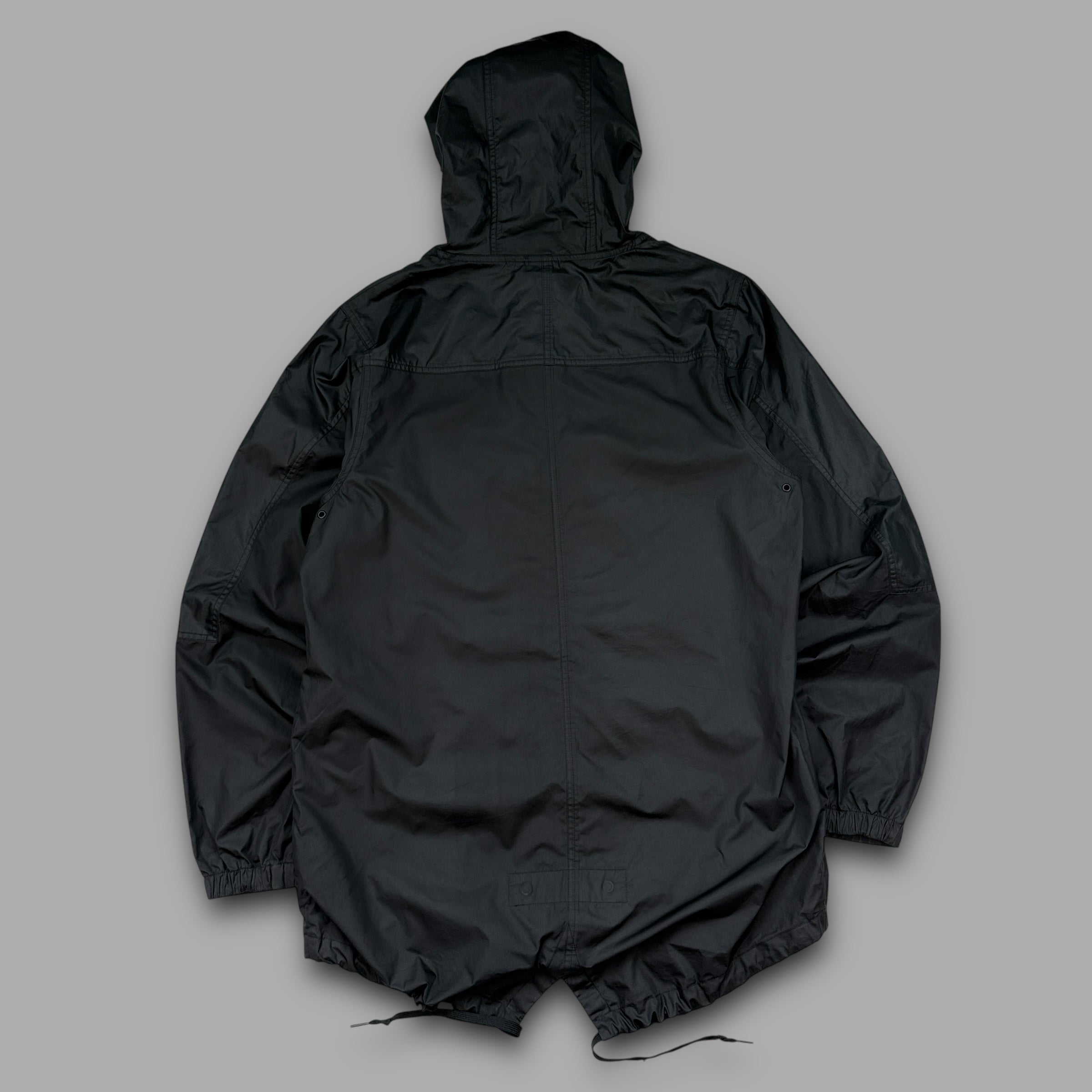 Nike 2000's technical nylon multi-pocket parka jacket (M)