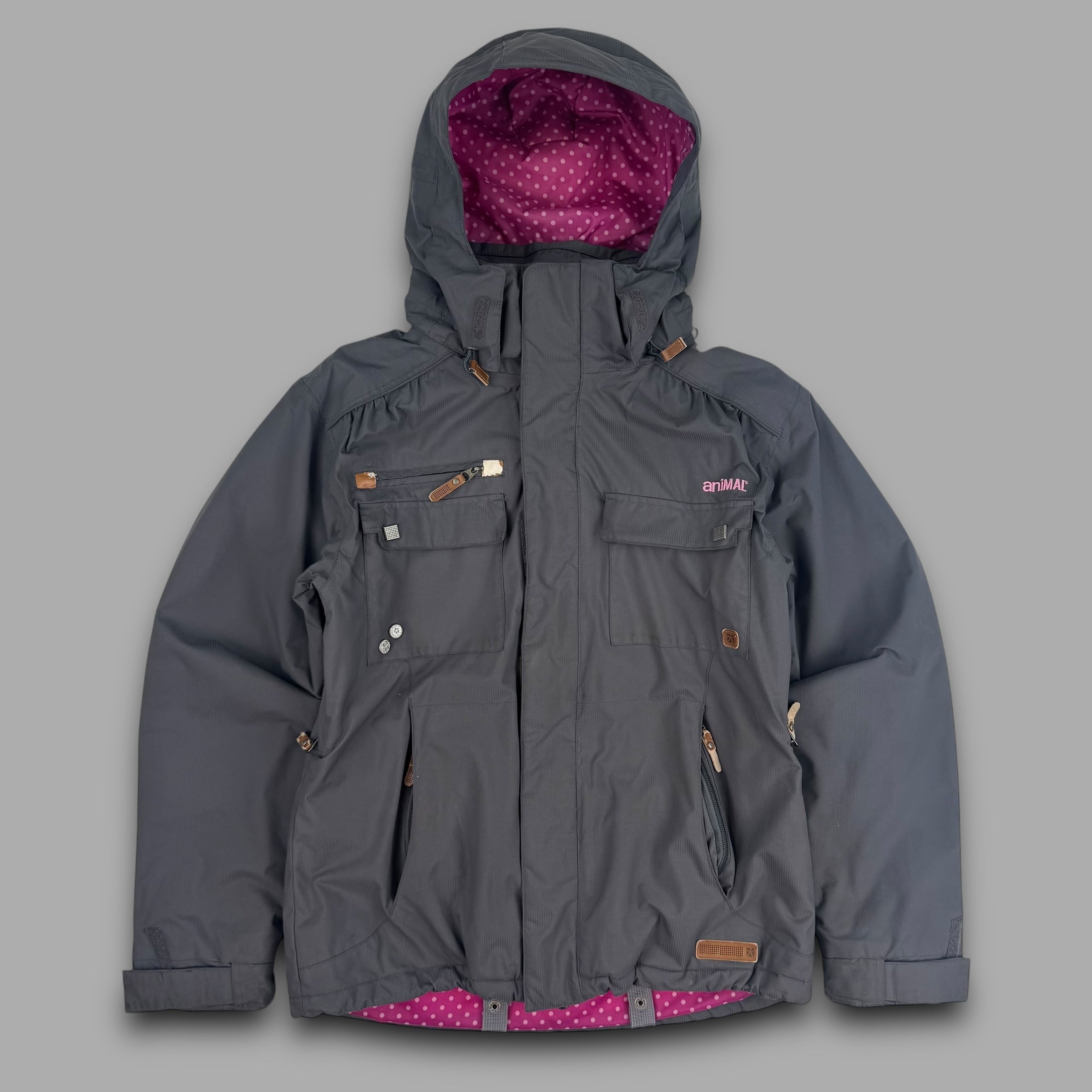 Animal 2000's technical vented softshell ski jacket (M) wms