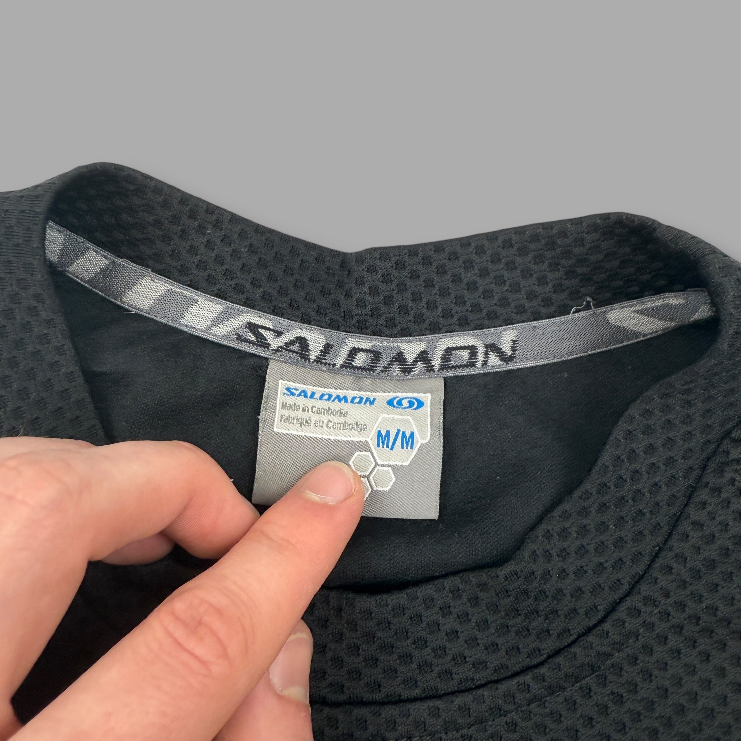 Salomon 2006 technical lightweight motomesh pullover sweatshirt (M)