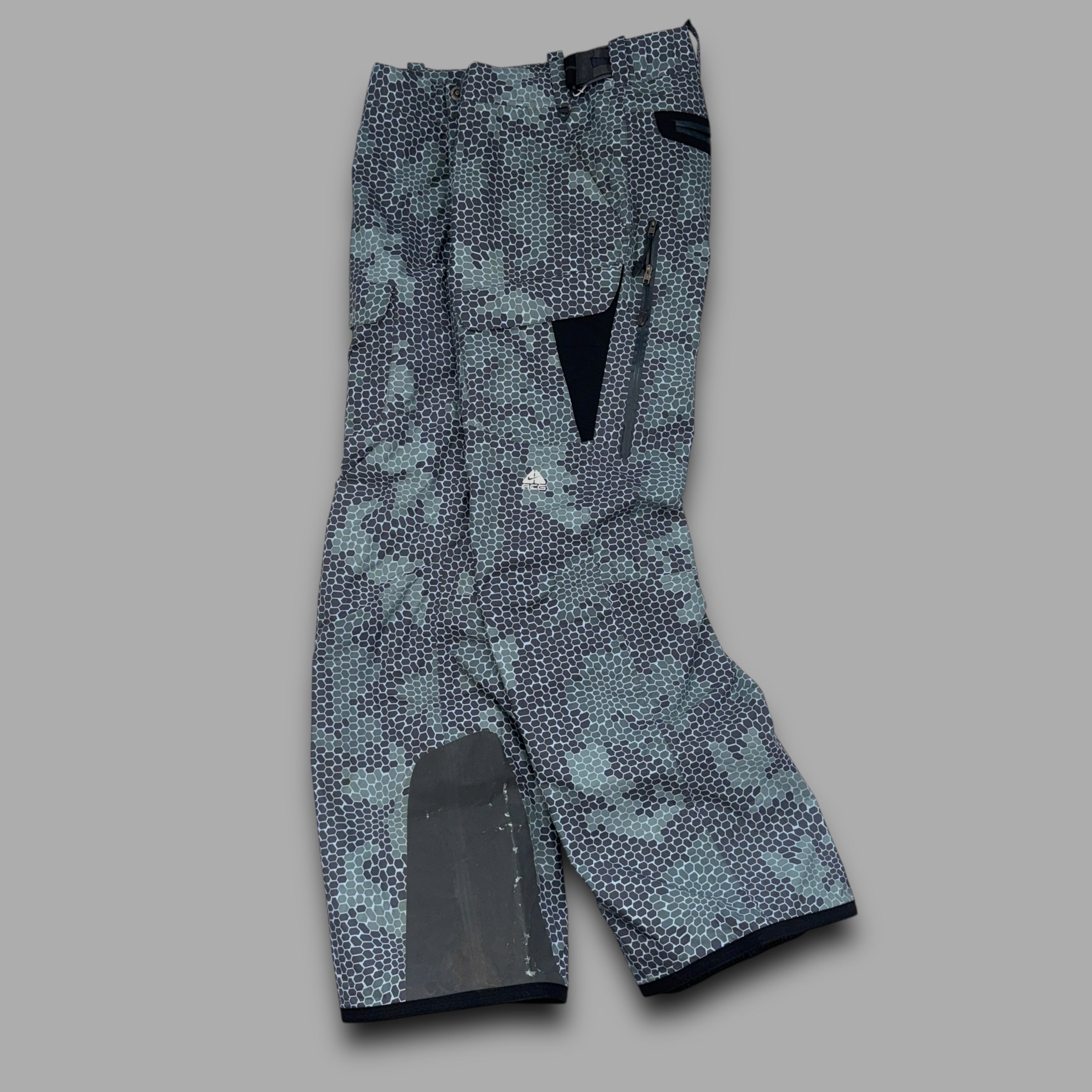 Nike ACG 2000's technical monogram baggy ski sallopettes (XL)