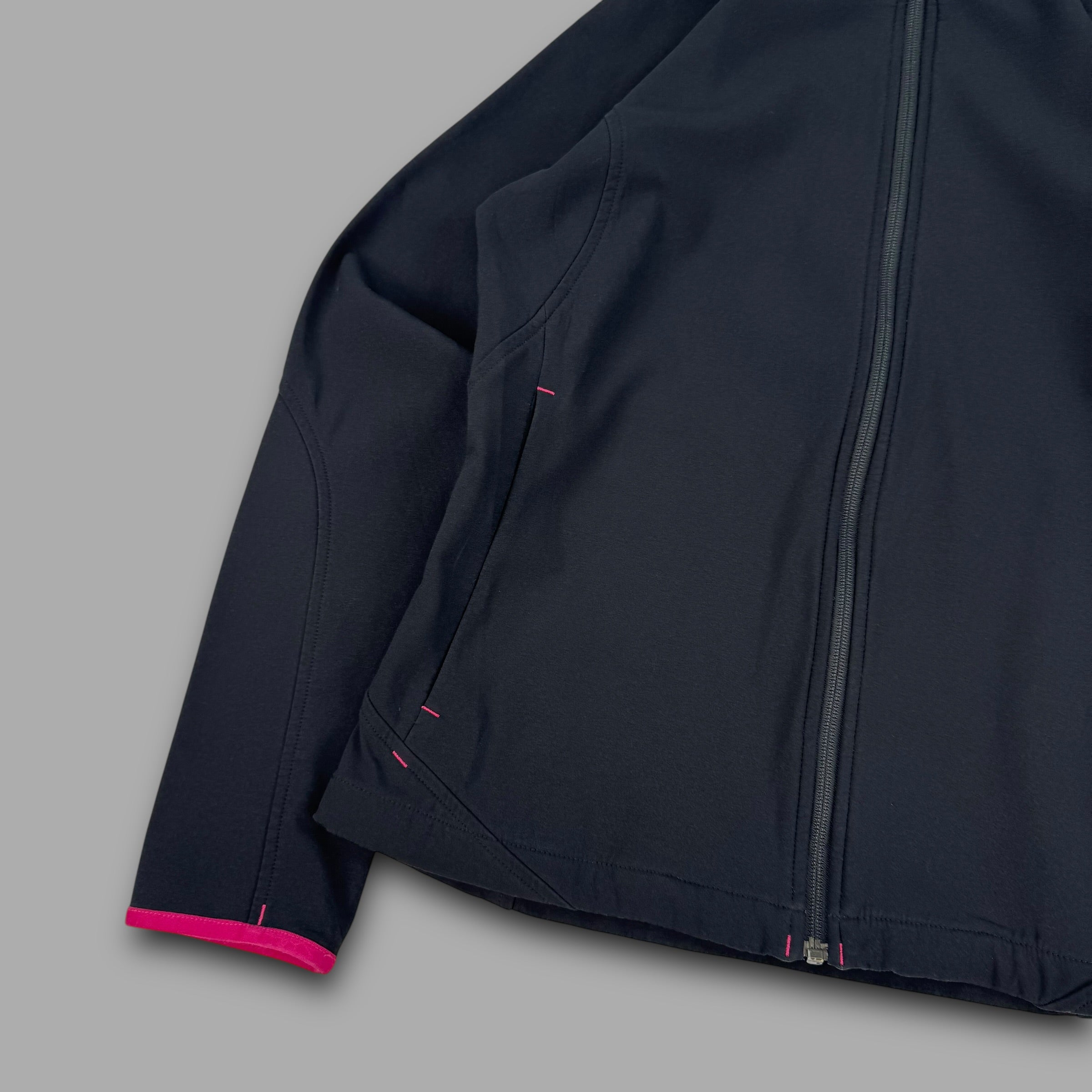 Salomon 2012 embroidered spellout zip up midlayer jacket (L) wms