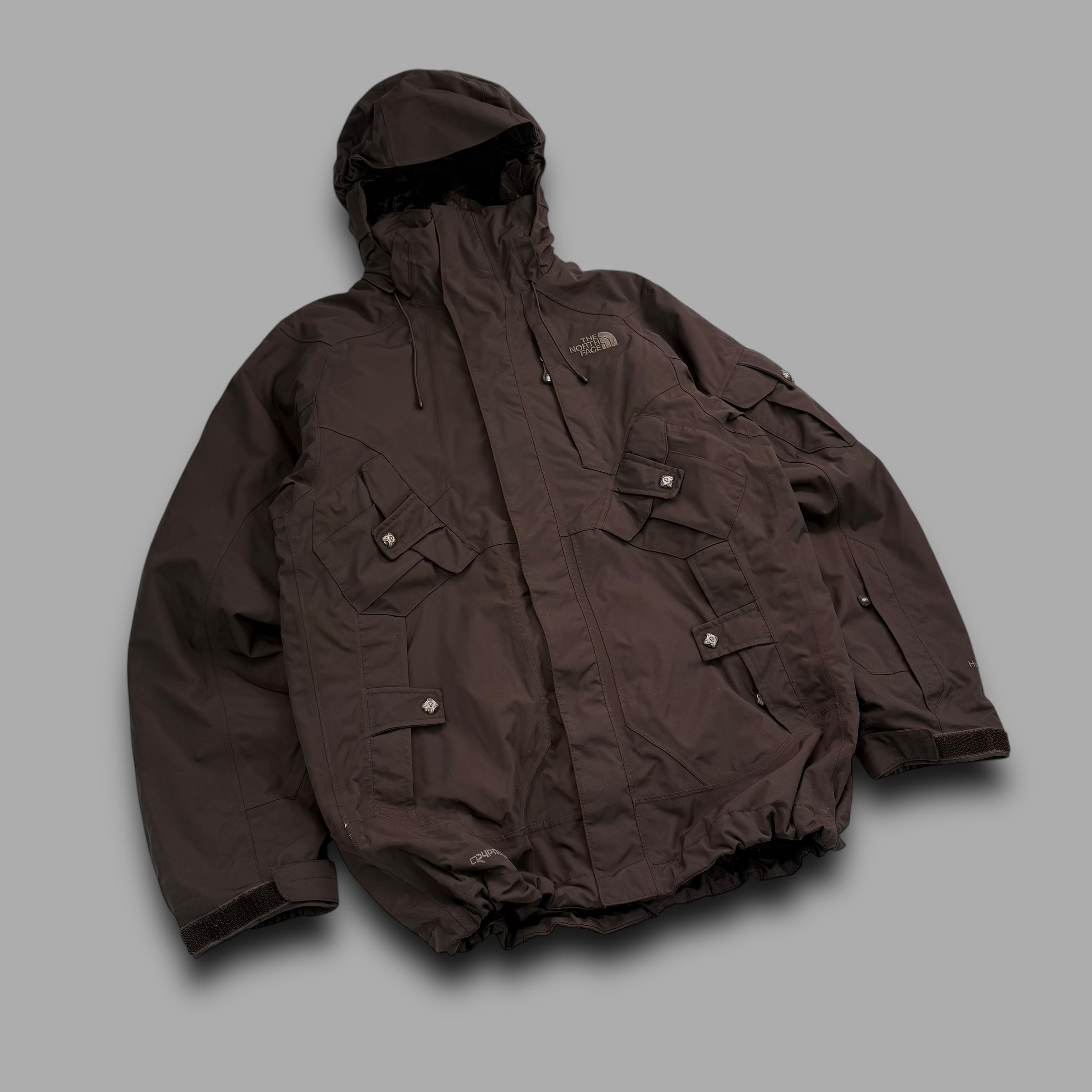 The north face cryptic 2008 technical multi-pocket balaclava ski jacket (S-L)