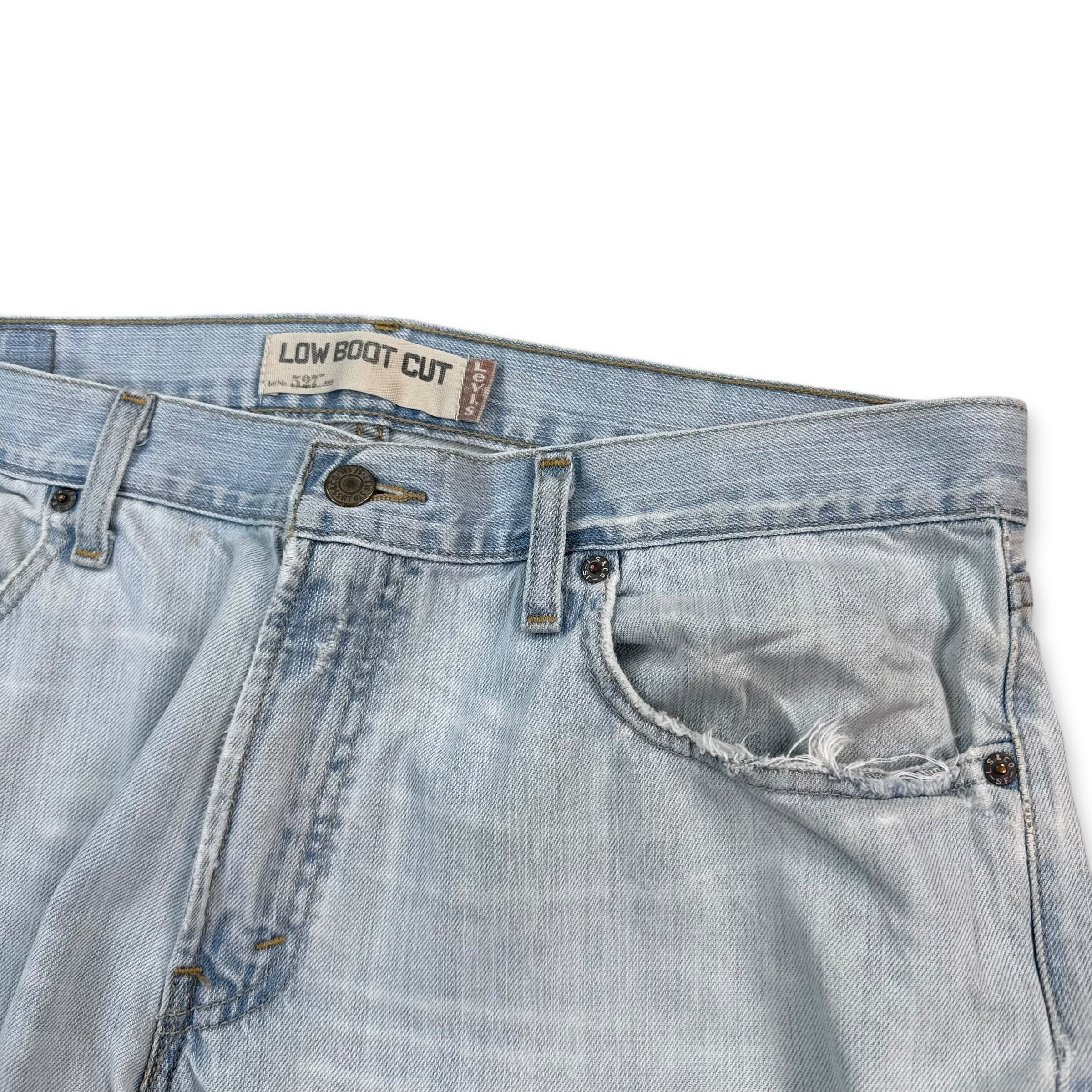 Levi's 527 2000's faded low bootcut denim jeans (M)