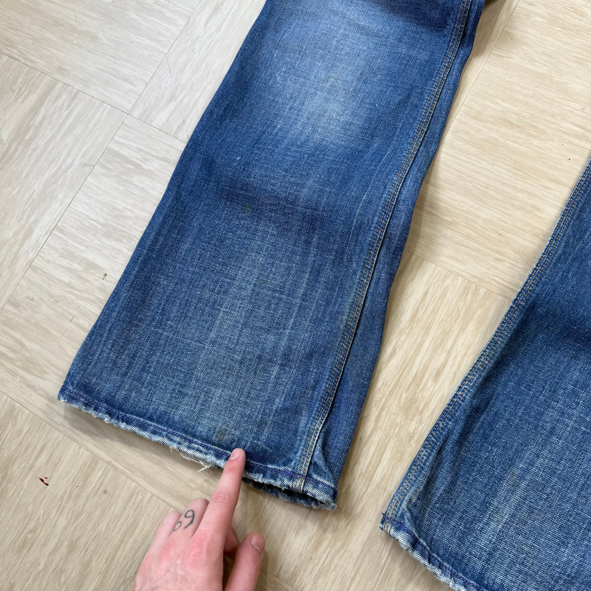 Diesel 2000's flared bootcut denim jeans (S)