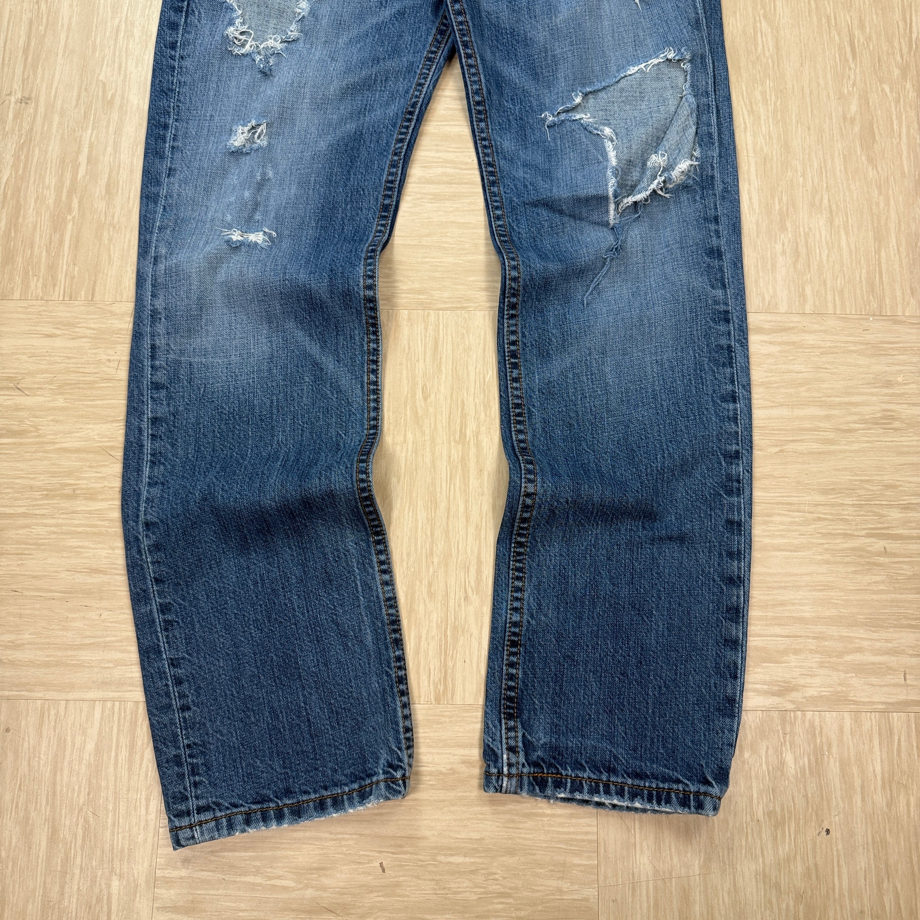 Levi's 511 2000's slim fit distressed jeans (S)
