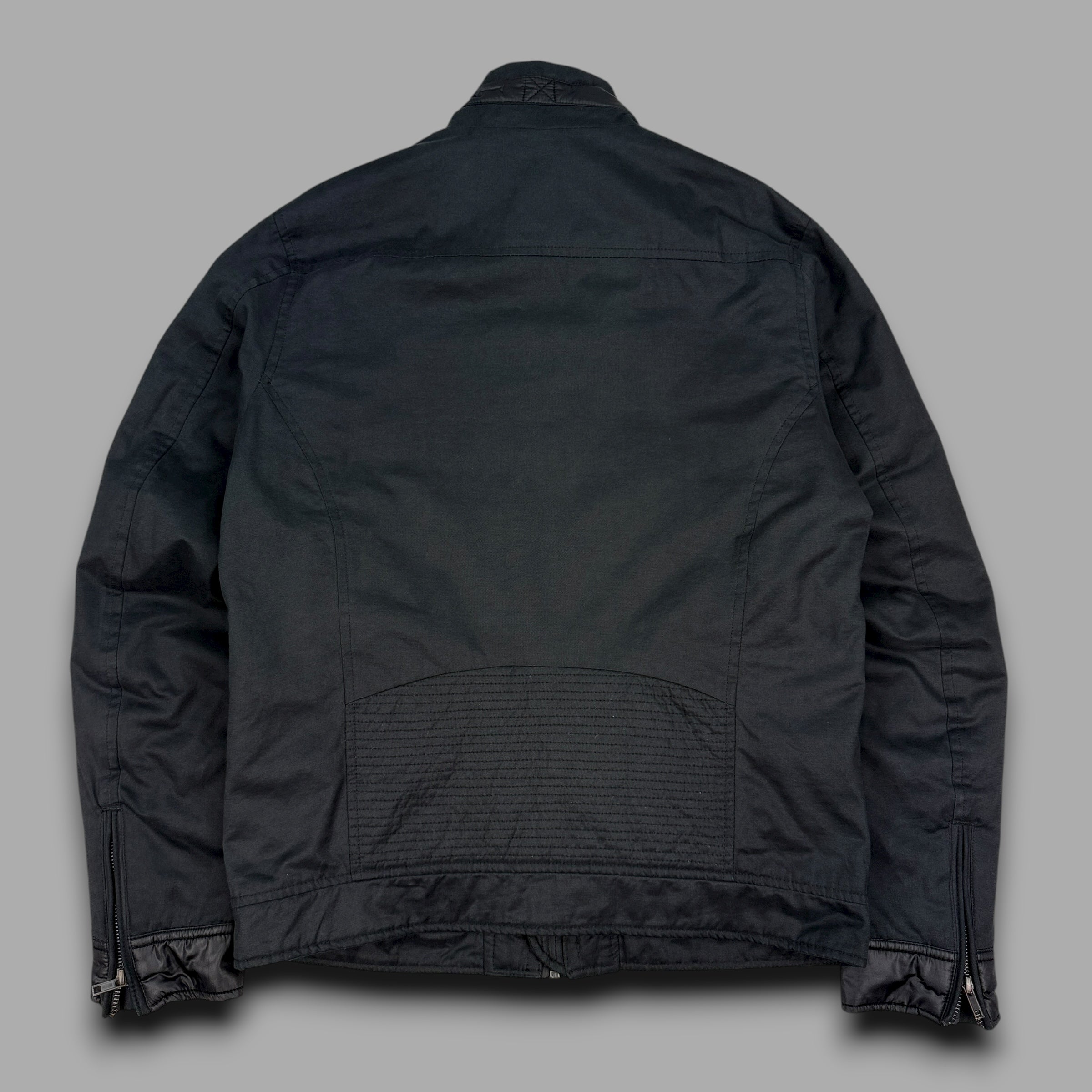 Diesel 2000's technical panelled zip up coach jacket (M)