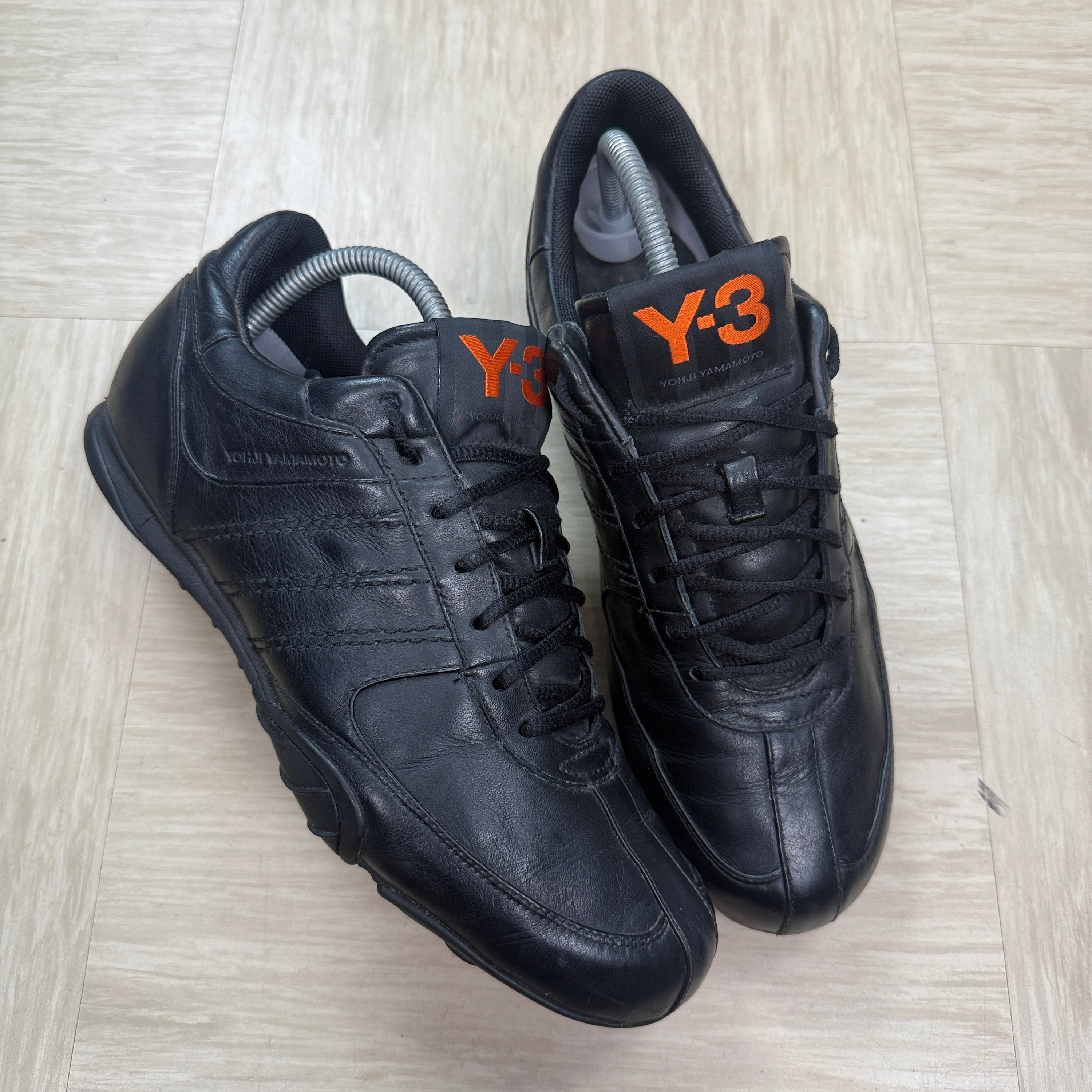 Adidas x yohji yamamoto 2006 leather lace up field trainers (UK7.5)