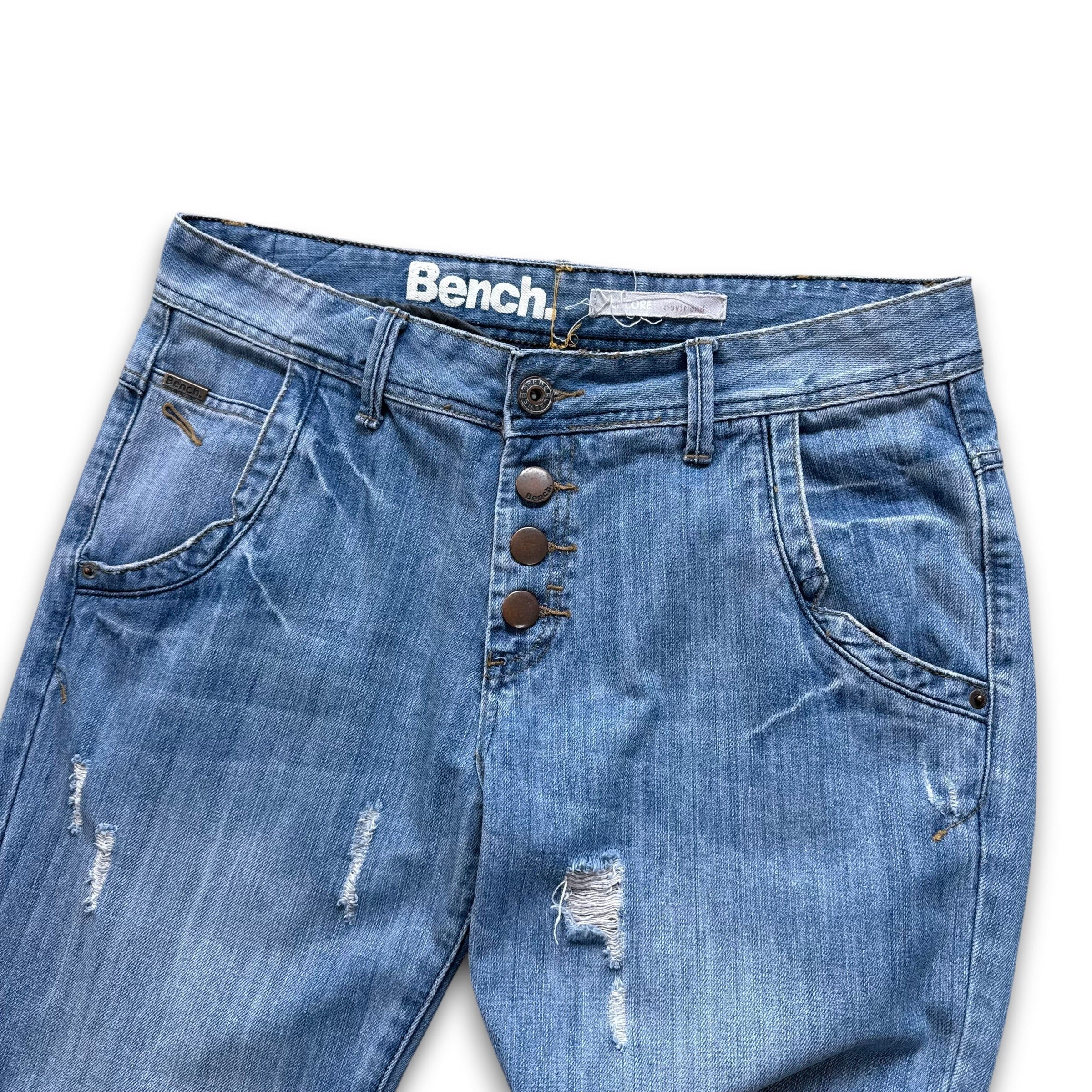Bench 2000's button fly encore boyfriend fit denim jeans (S)