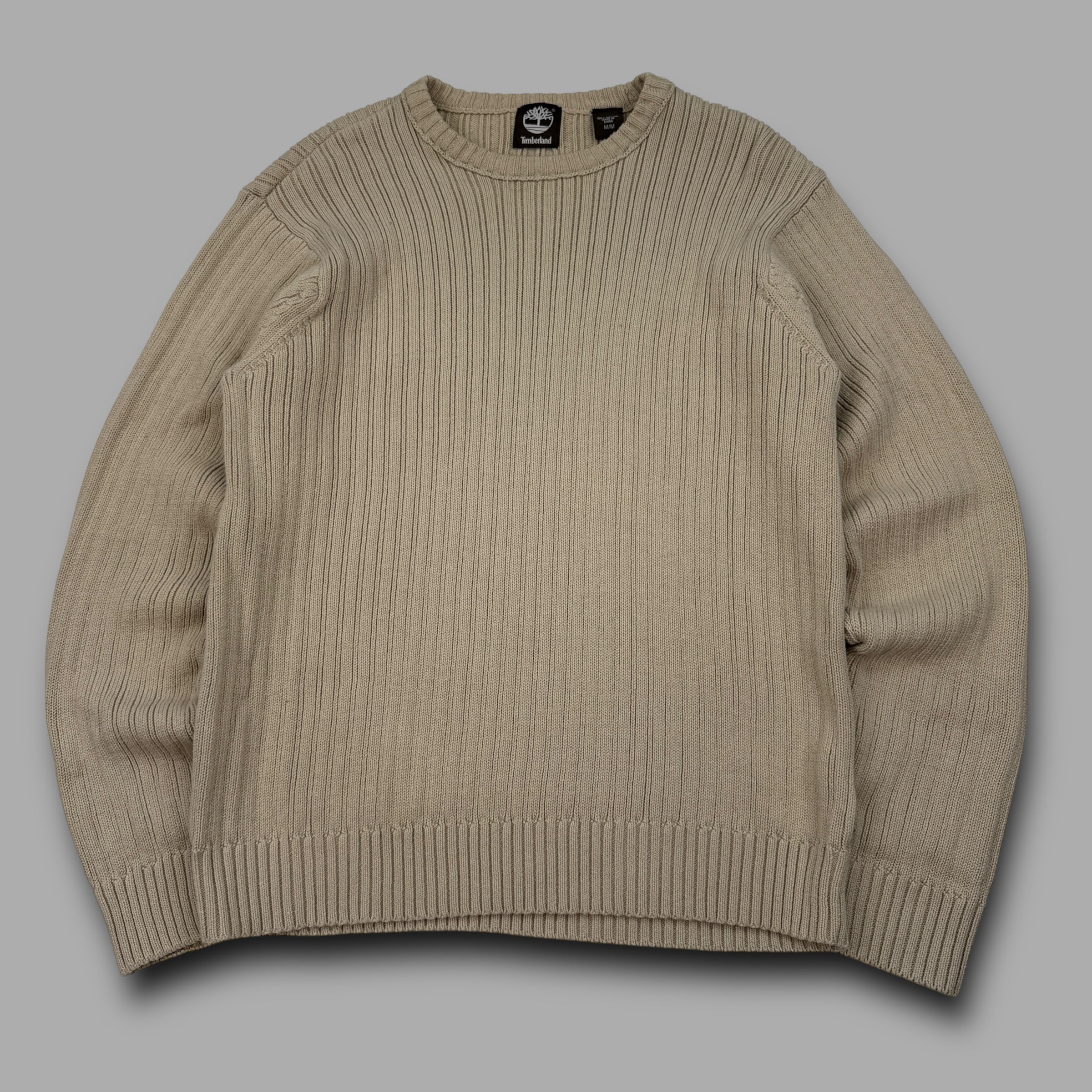 Timberland 2010 ribbed knit pullover sweatshirt (M)
