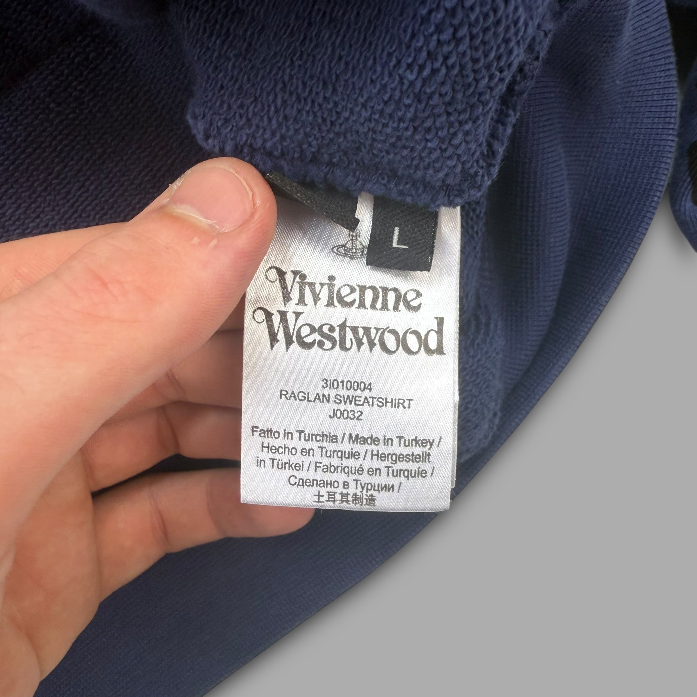 Vivienne westwood 'chaos' raglan cheetah print sweatshirt (L)