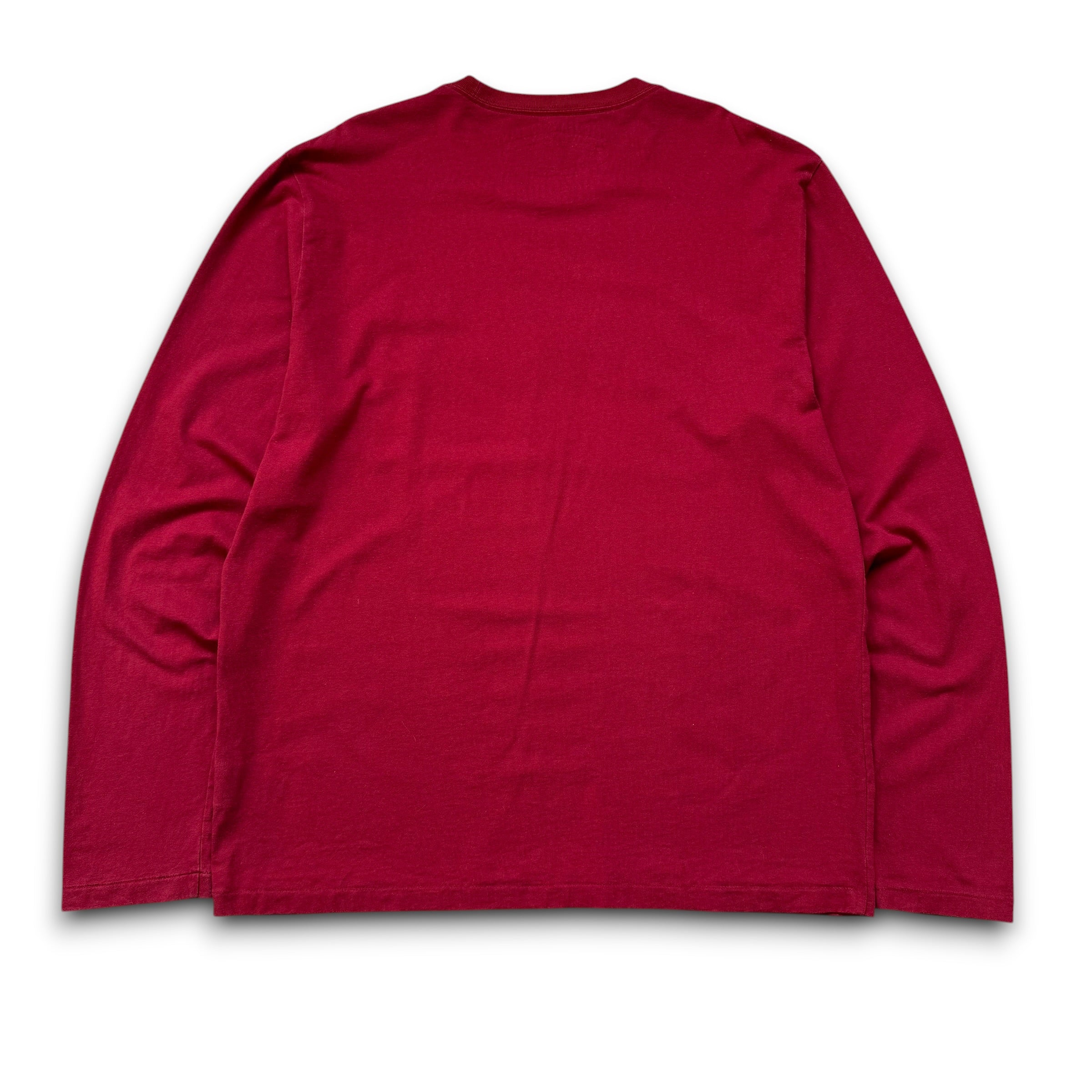 Ralph Lauren 2000's graphic embroidered long sleeve tee (L)