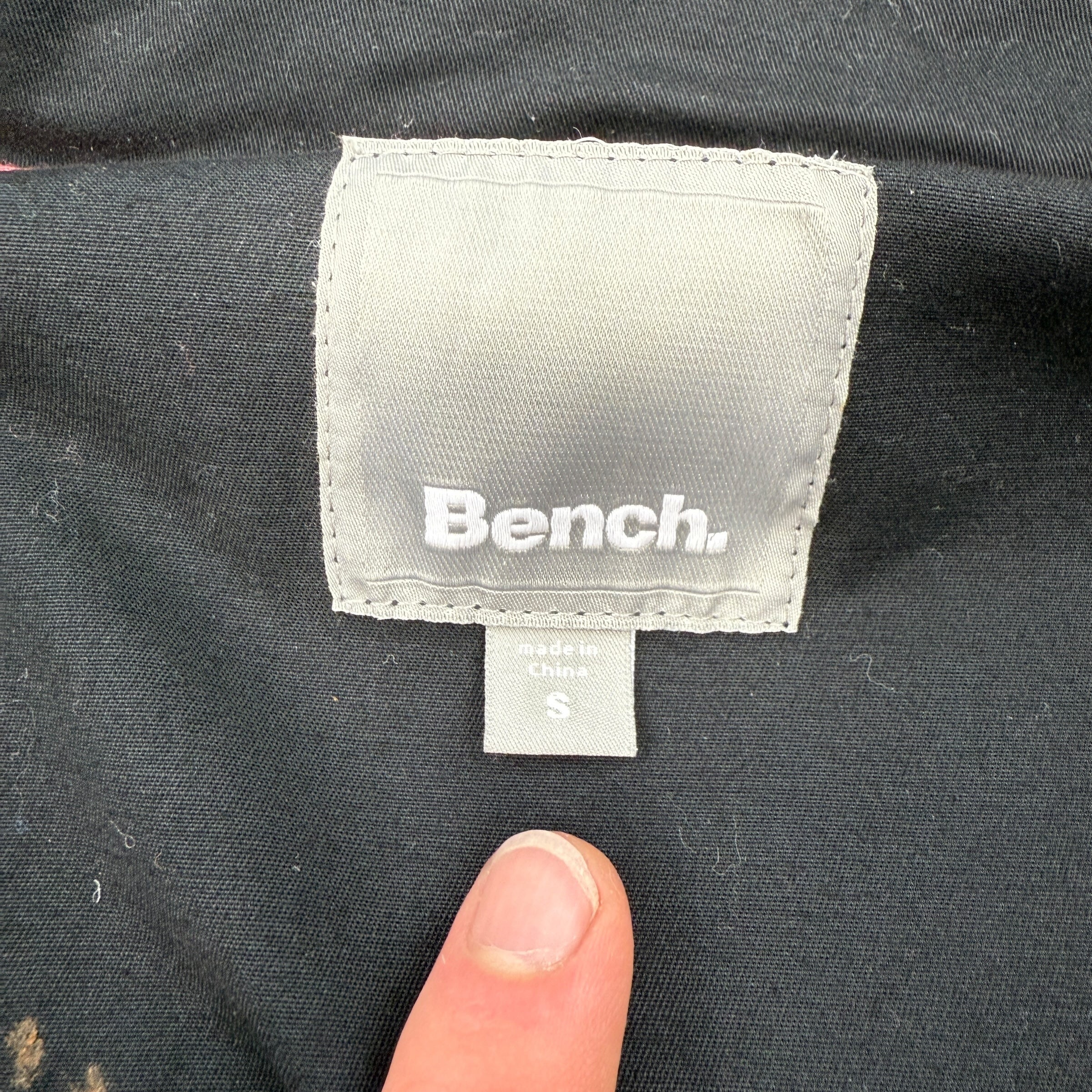 Bench 2000's technical dual zip canvas jacket (S)