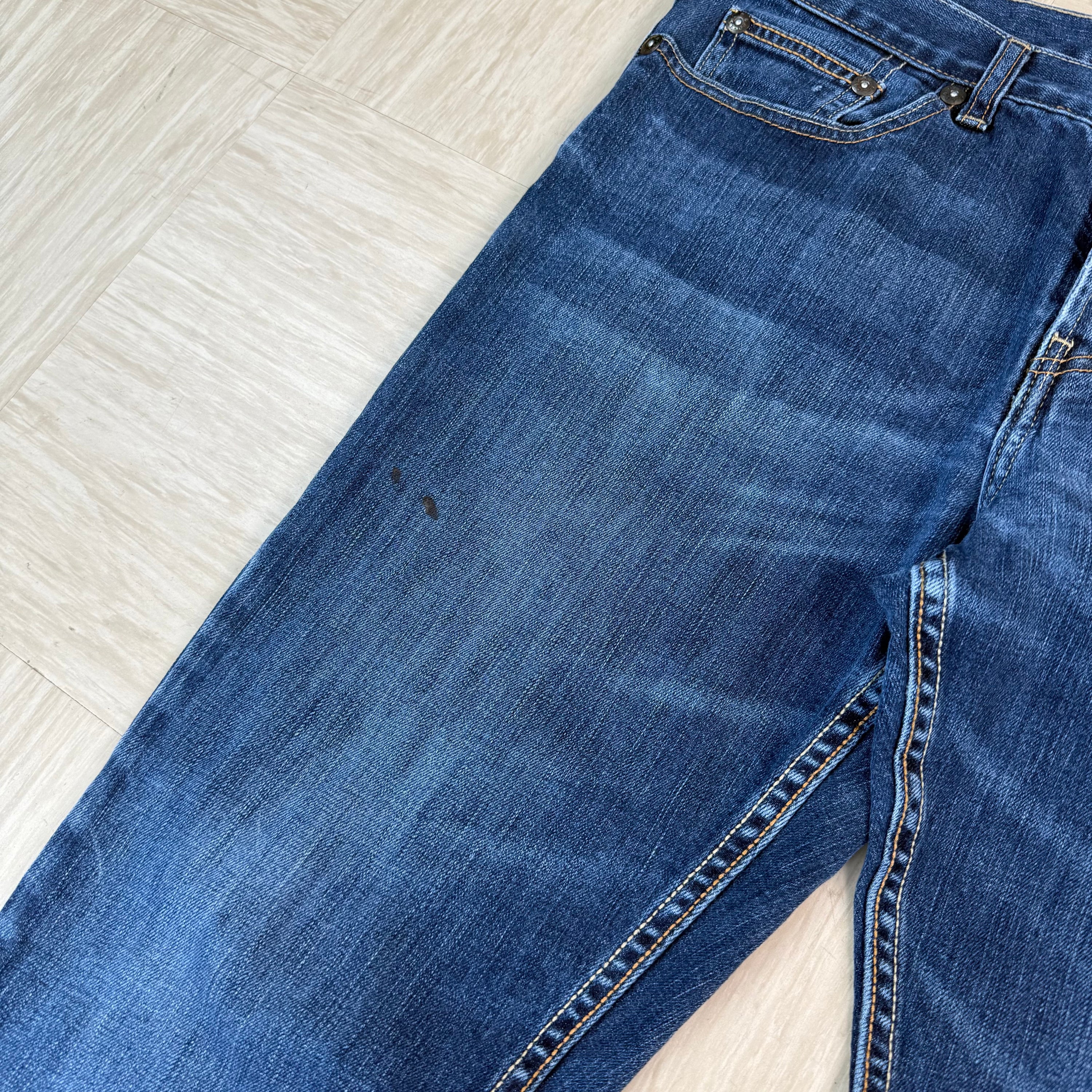Levi's 527 2000's relaxed bootcut worn denim jeans (S)