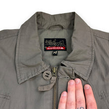 Load image into Gallery viewer, Quiksilver 2000’s multi-pocket embroidered zip-up overshirt (XL)
