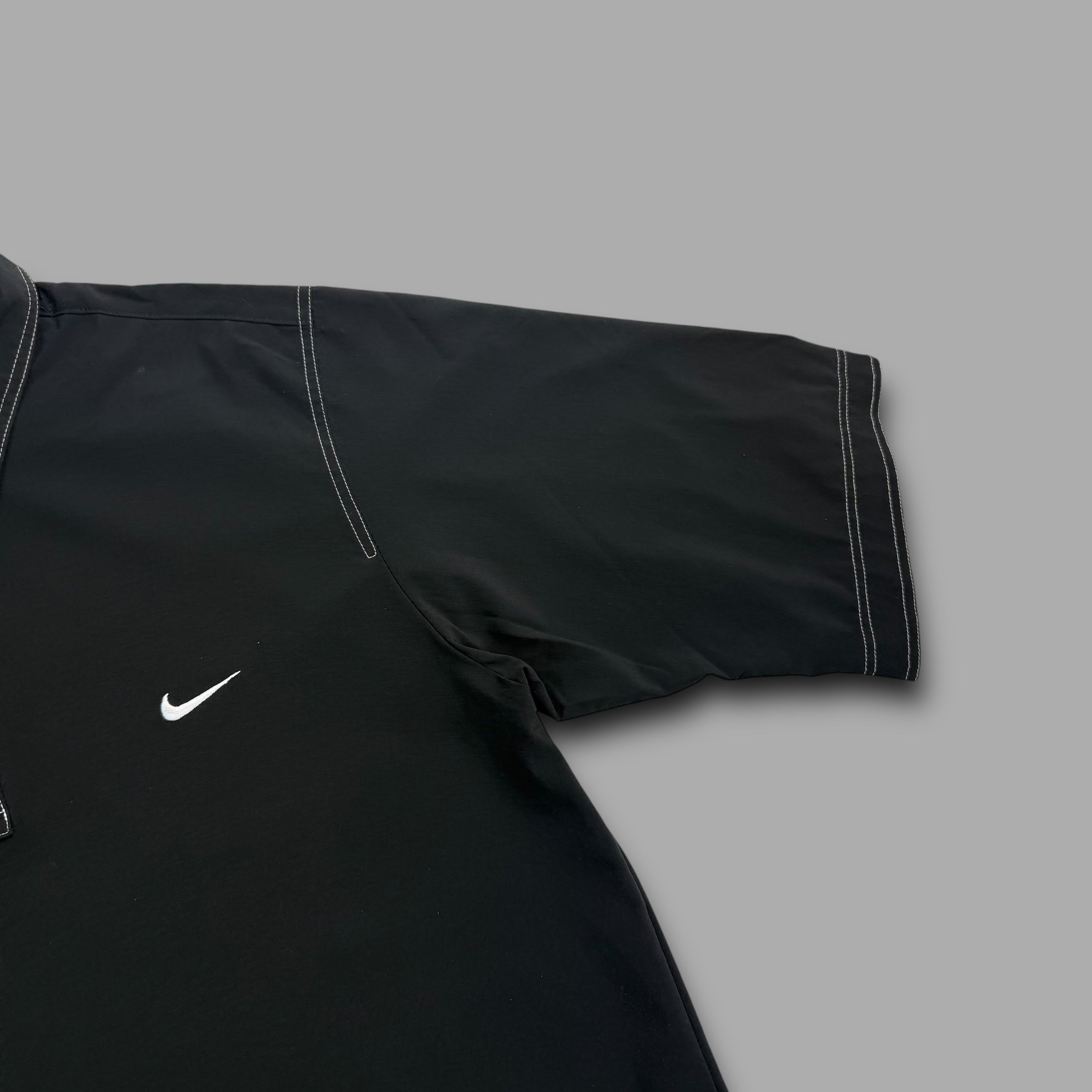 Nike golf 2000's tiger woods contrast stitch polo shirt (S)