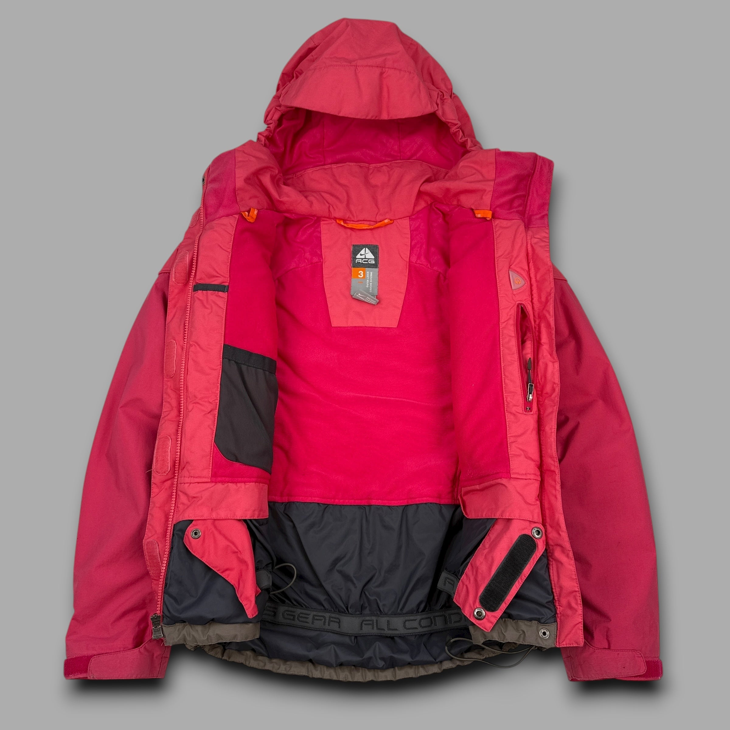 Nike ACG 2000's technical panelled softshell ski jacket (M) wms