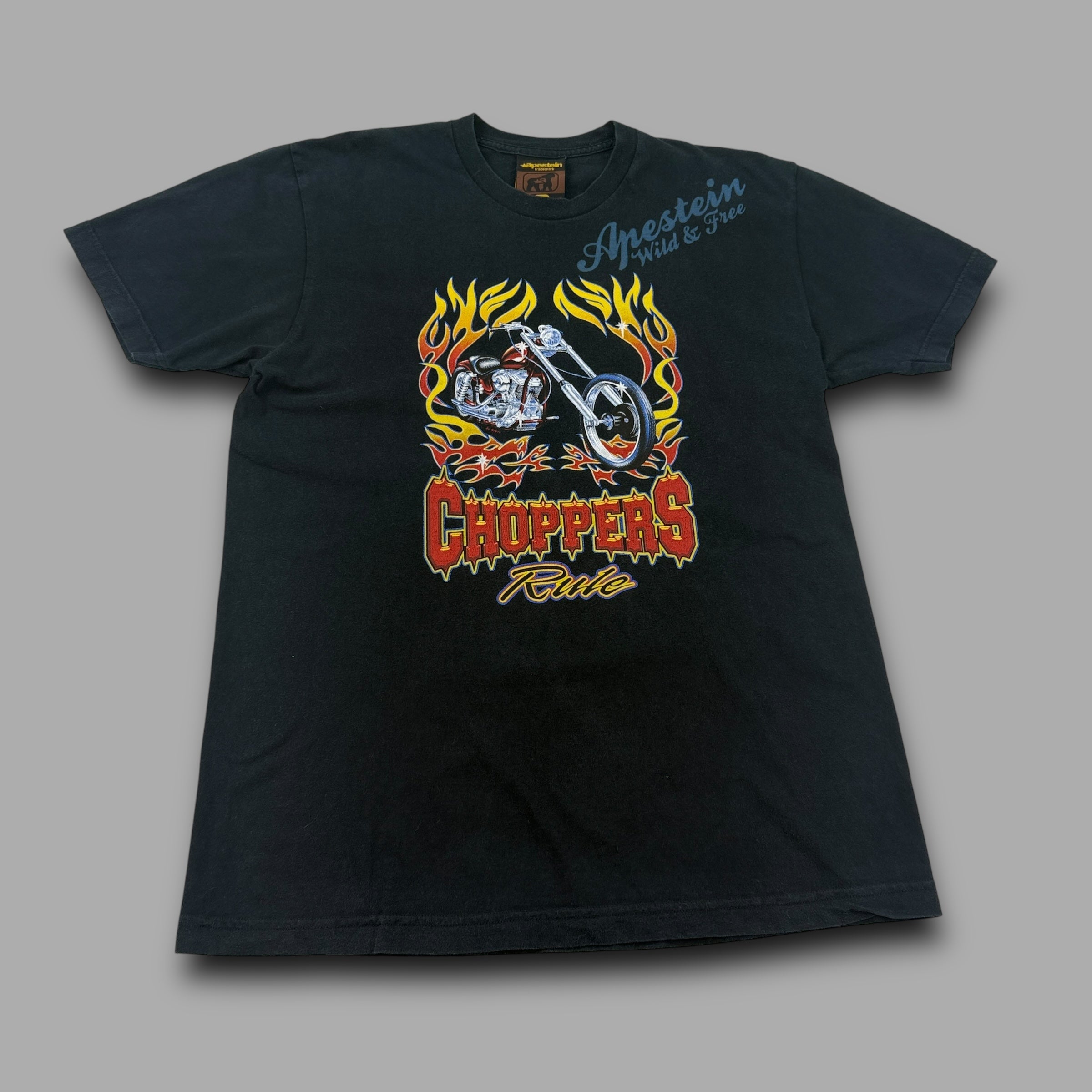 Apestein 2000's graphic choppers rule tee (S)