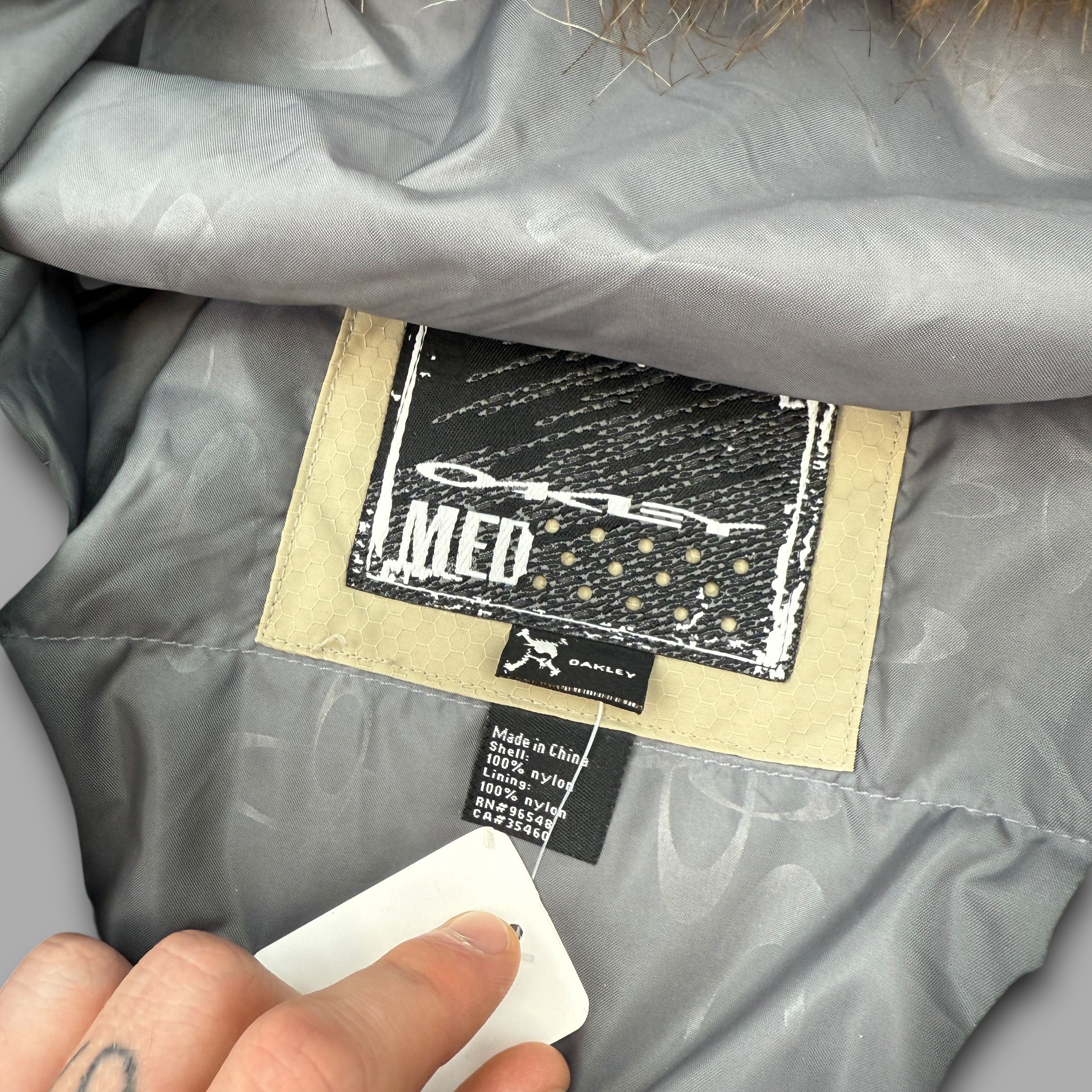 Oakley 2006 technical half zip nylon shell jacket (M)