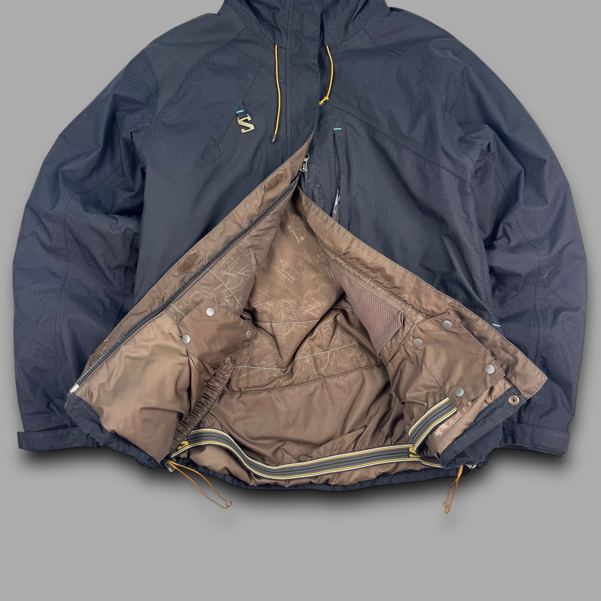 Salomon 2008 technical pinstripe clima pro ski jacket (M)