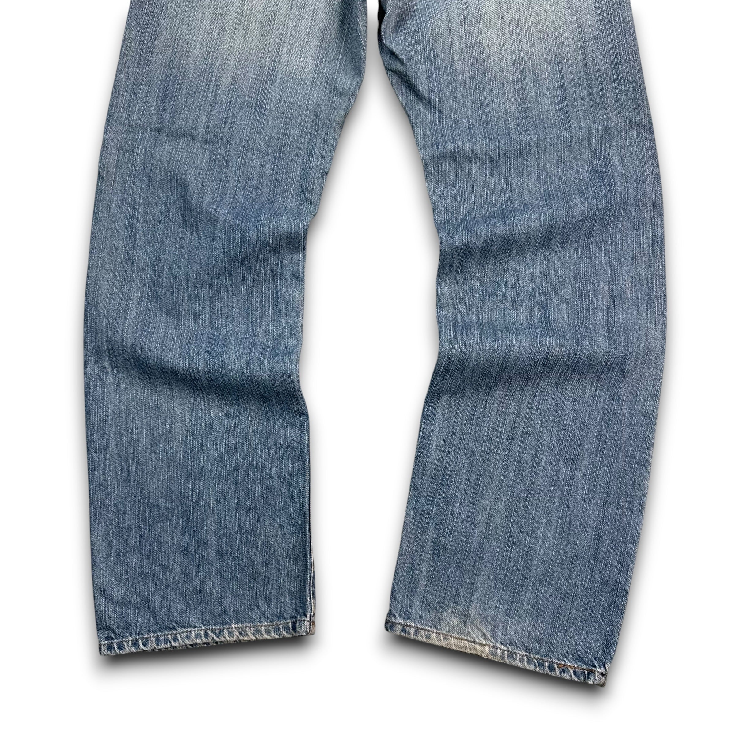 Dolce and gabbana 2000's relaxed washed denim straight leg jeans (S)