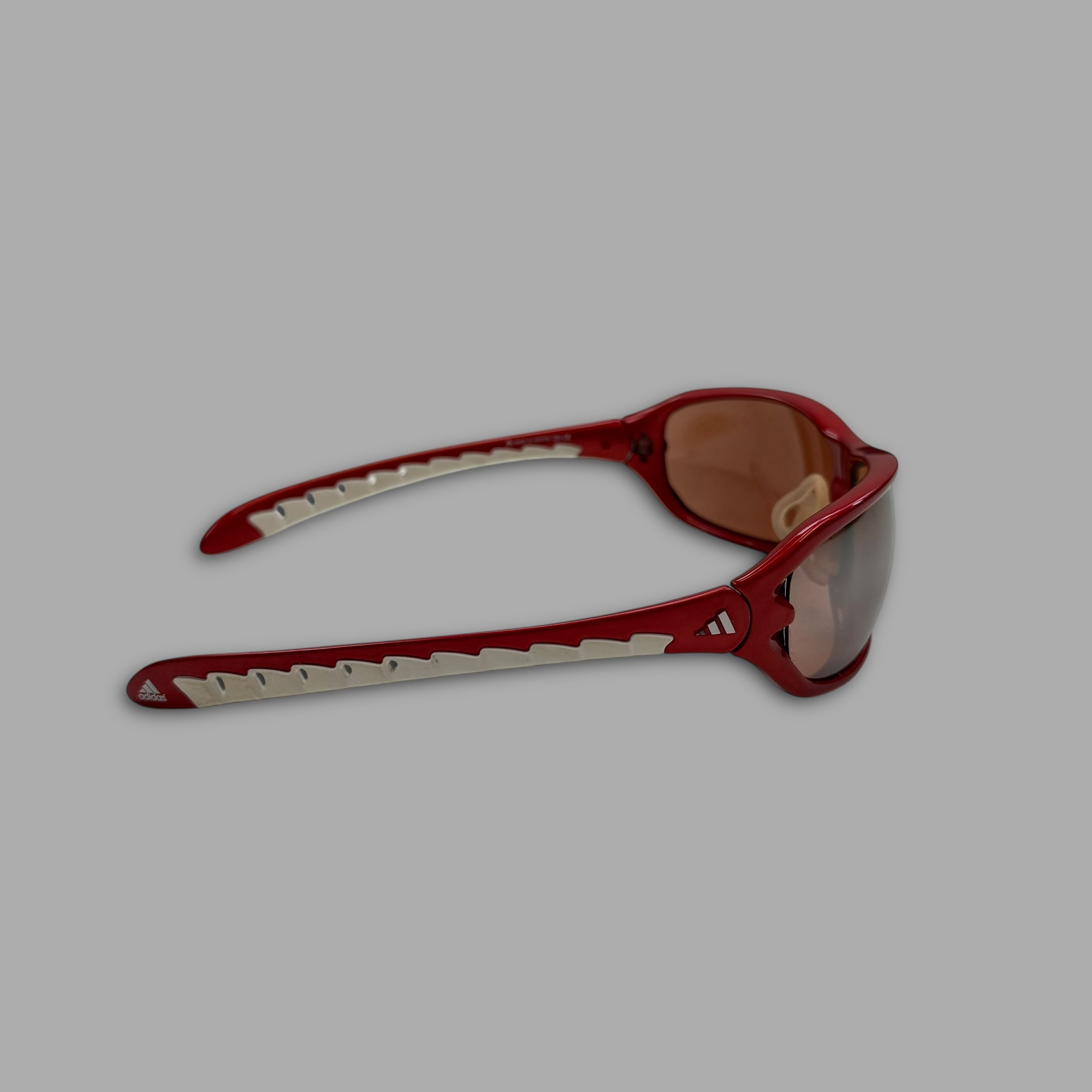Adidas 2000's Agilis A163-6061 wrap shield sunglasses (OS)