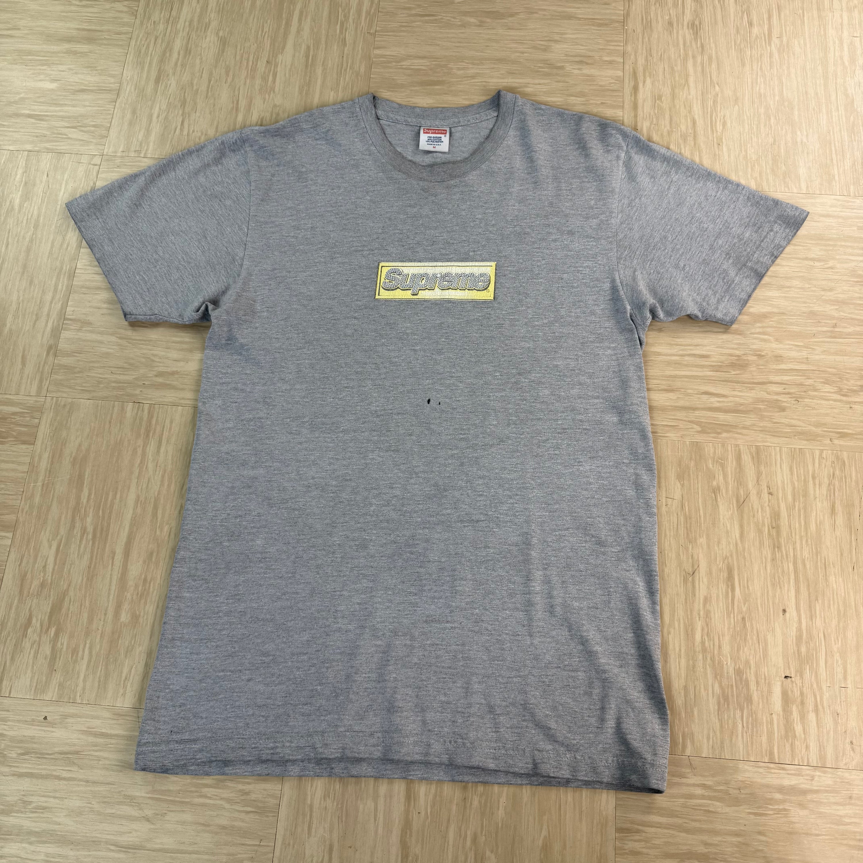 Supreme 2013 graphic bling box logo spellout tee (M)
