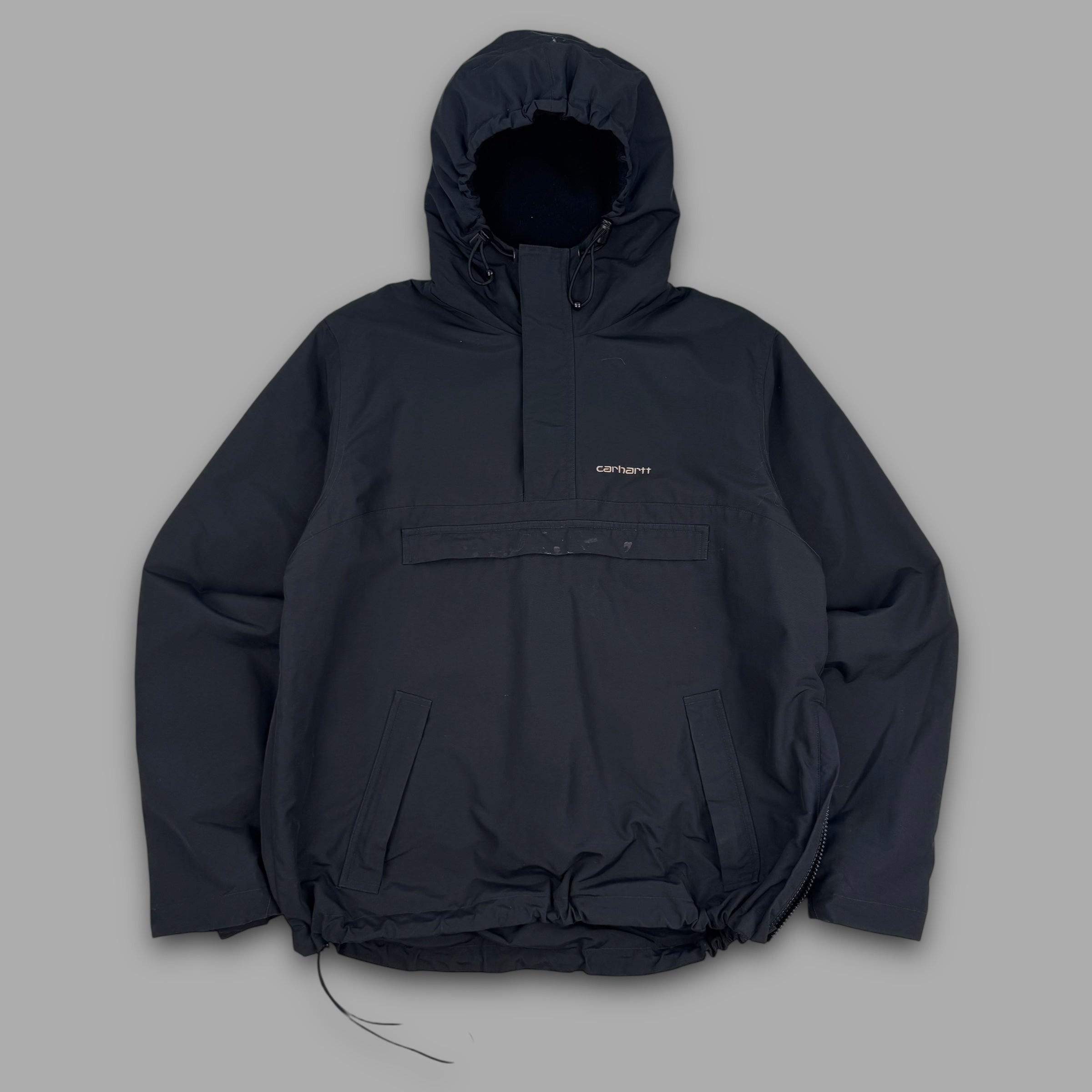 Carhartt technical nylon 1/4 zip pullover windbreaker (S)