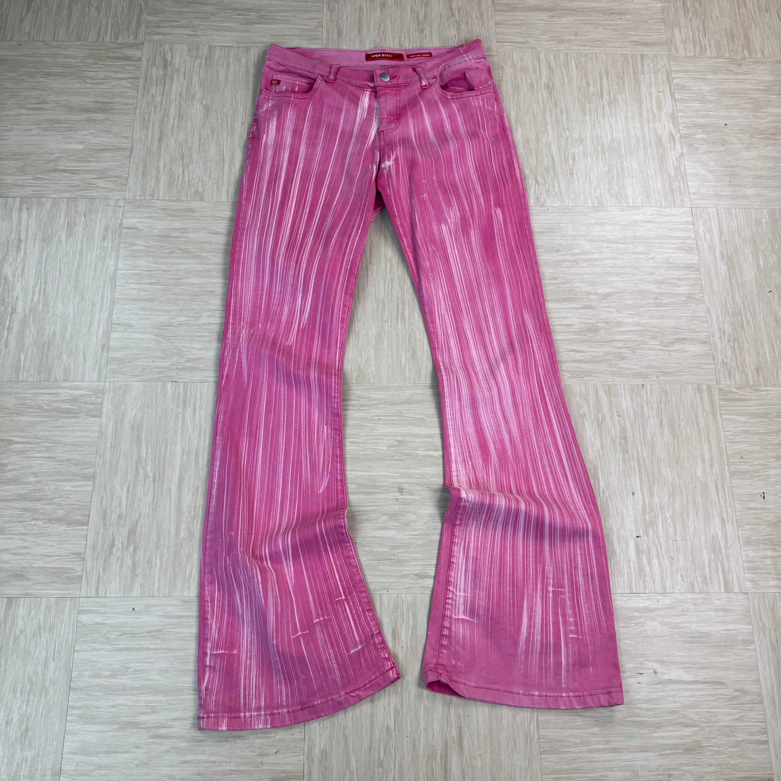 Miss sixty 2000's mid low tommy flared jeans (S)
