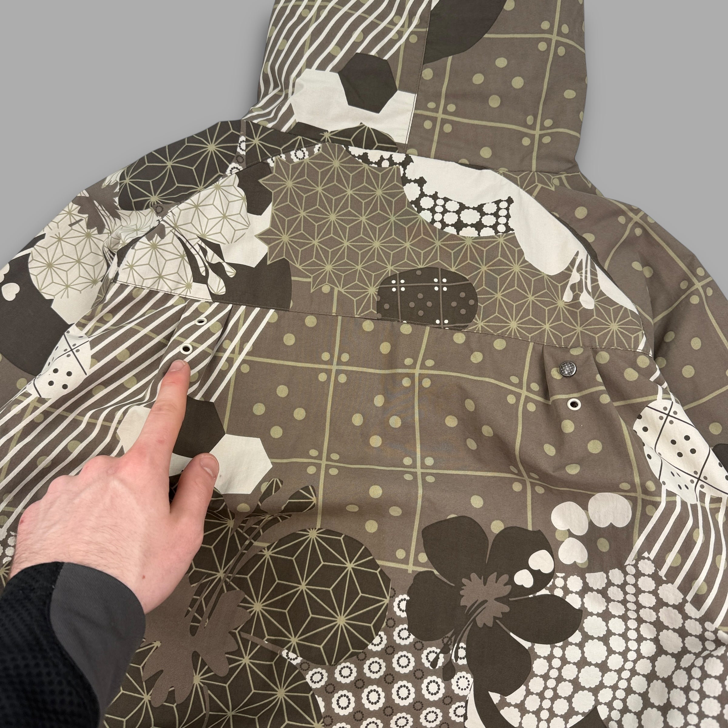 Animal 2000's technical zip-up monogram softshell (L) wms