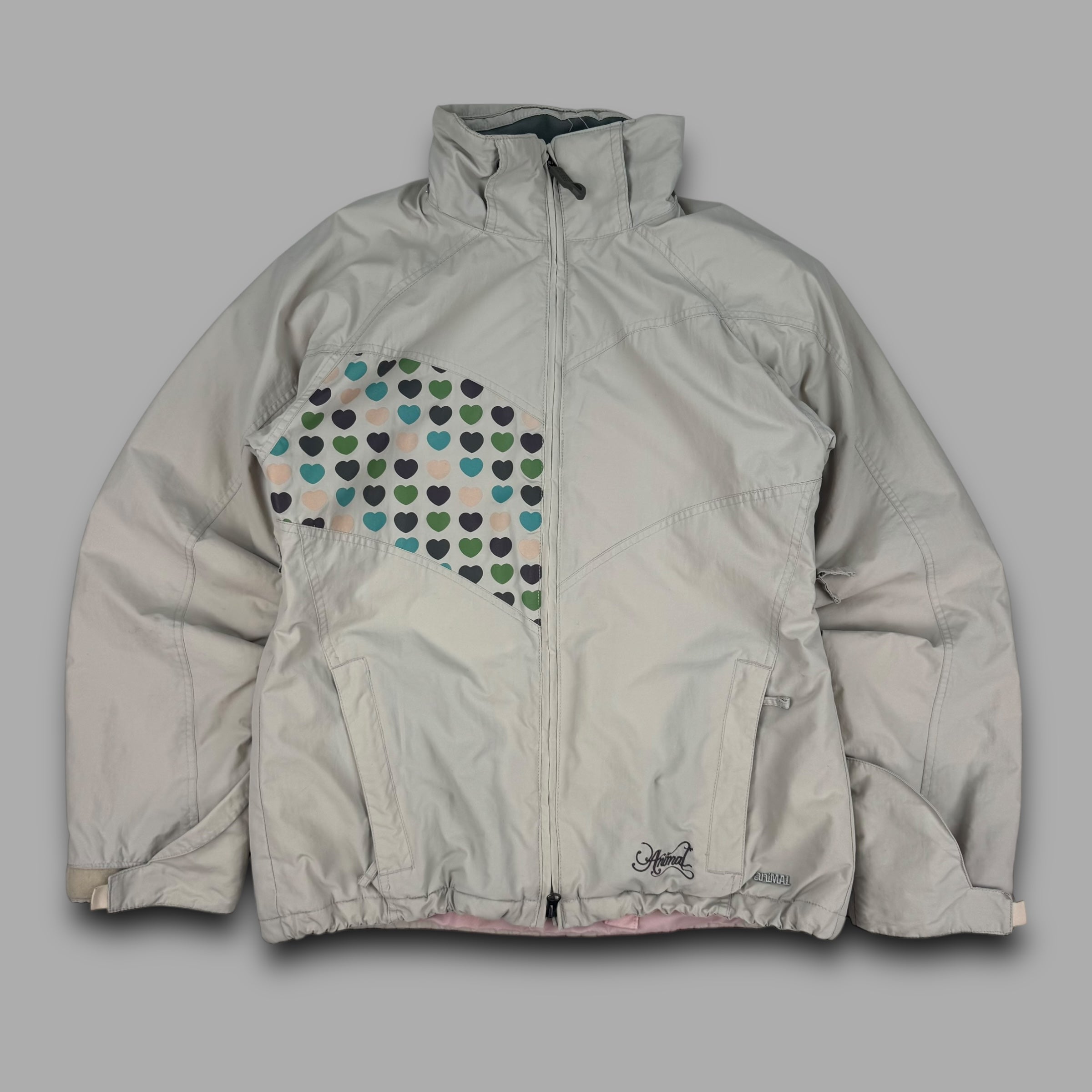 Animal 2000's technical vented ski jacket with monogram pattern (M) wms