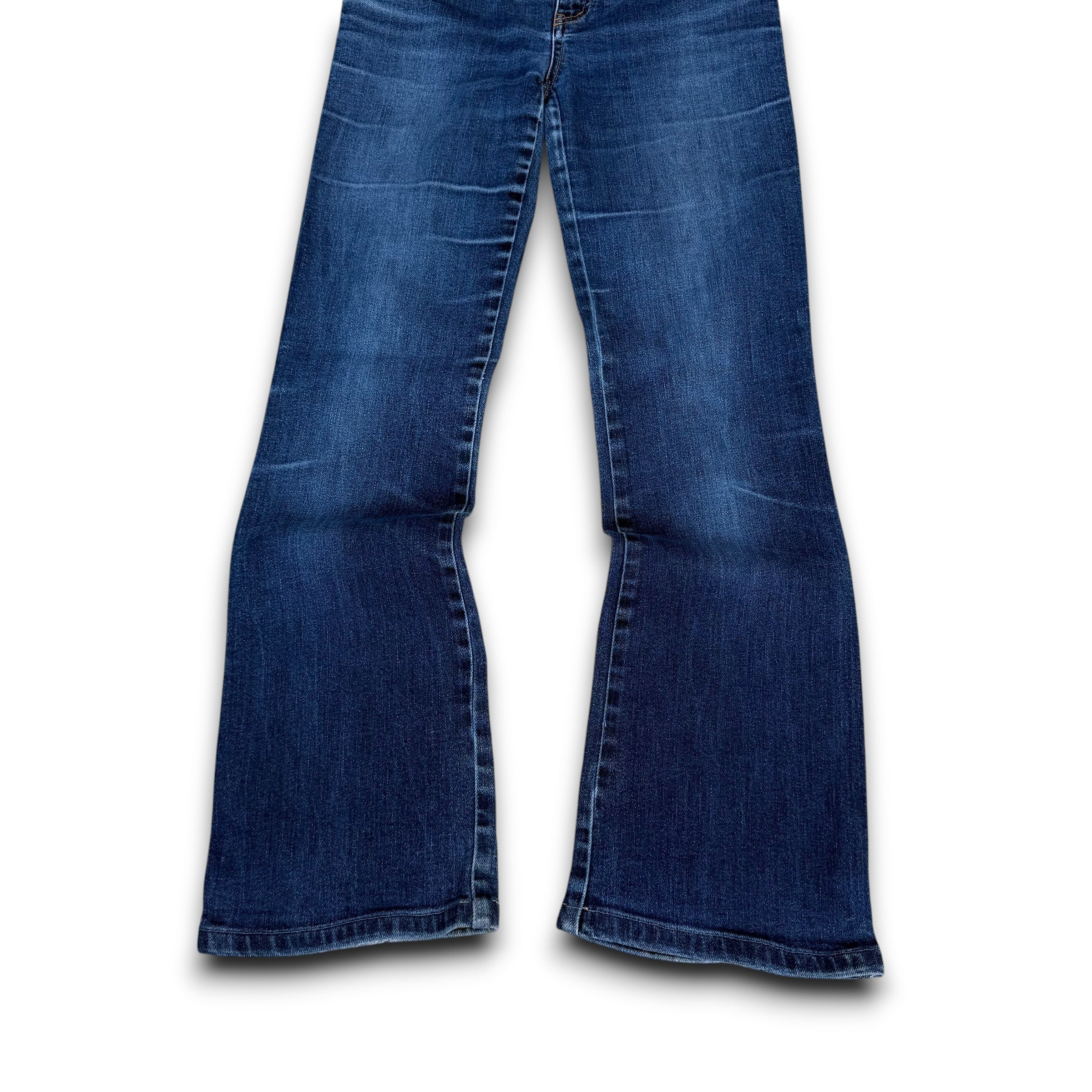 Moschino 2000's low waisted fitted denim bootcut jeans (S)