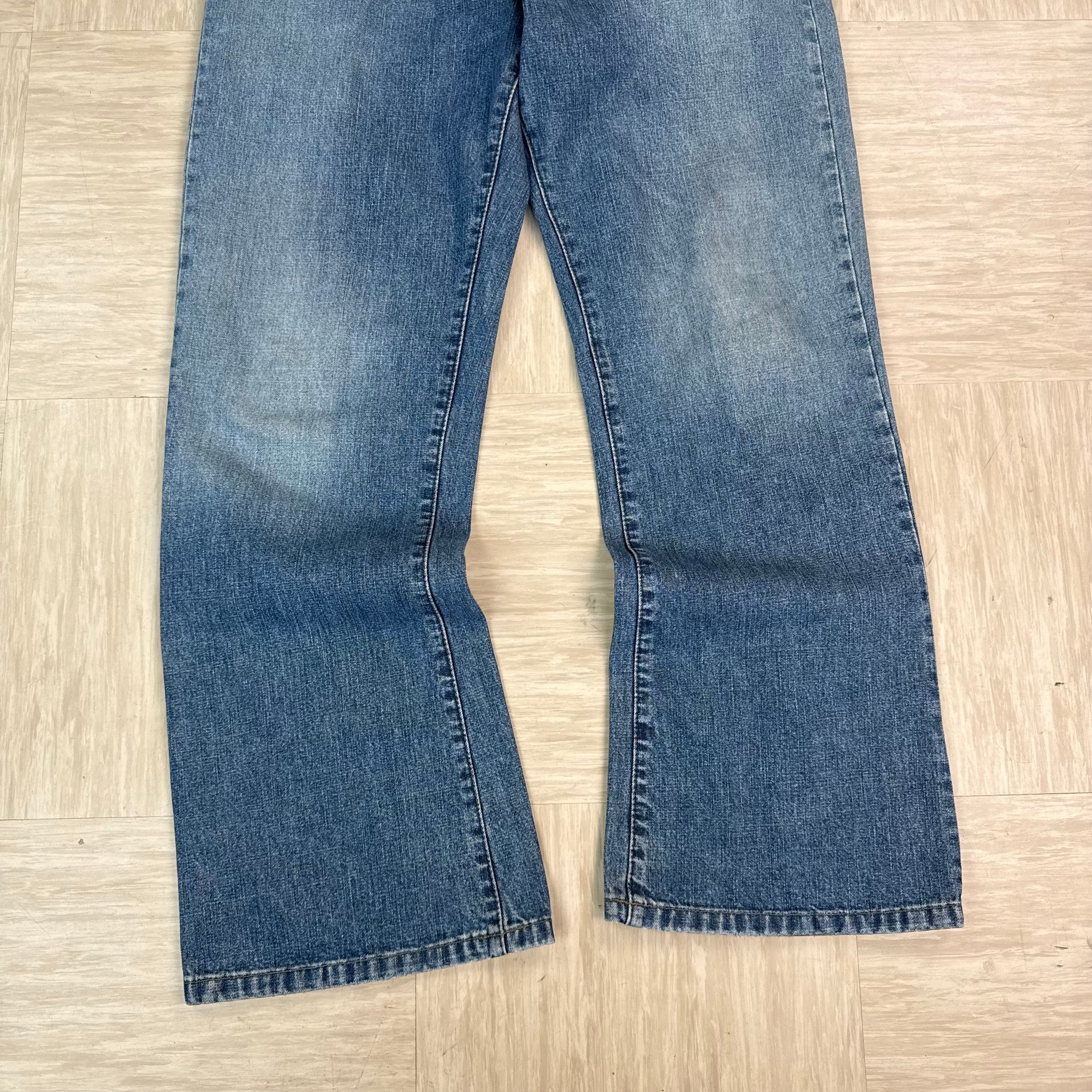 Firetrap black seal 2000's relaxed denim bootcut jeans (S)