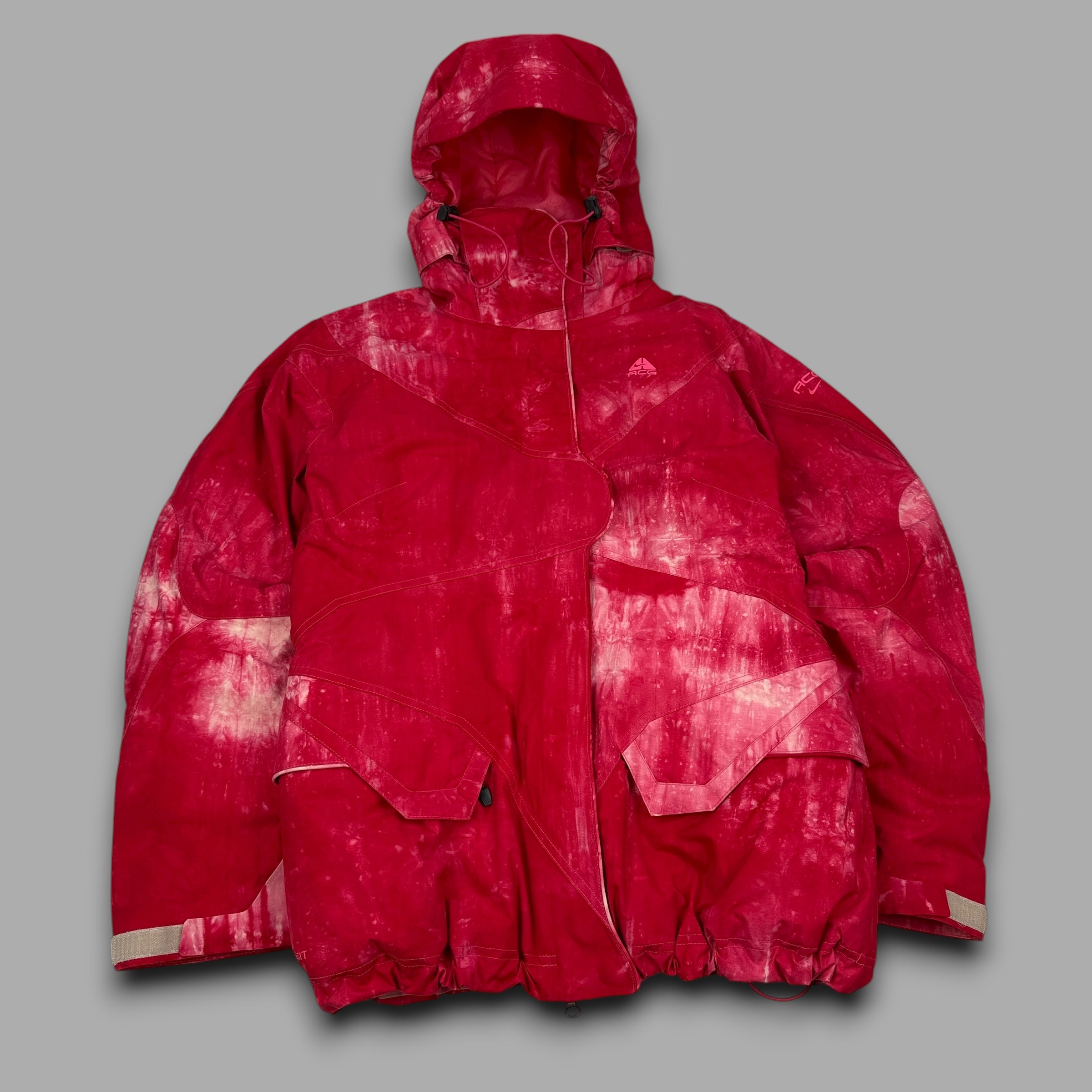 Nike ACG 2000's technical gradient padded dual pocket softshell jacket (M) wms