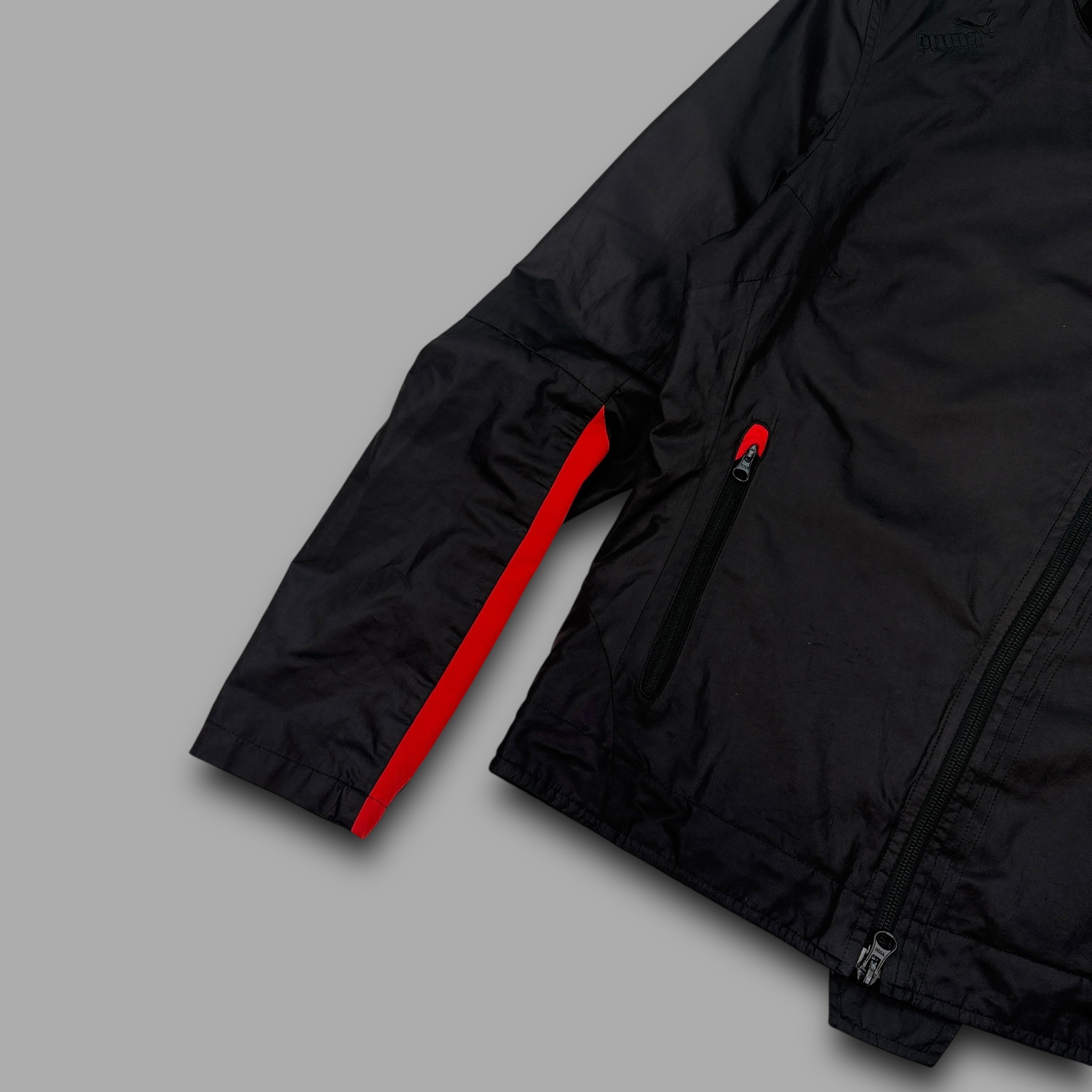 Puma 2000's technical asymmetrical zip track jacket (XS)