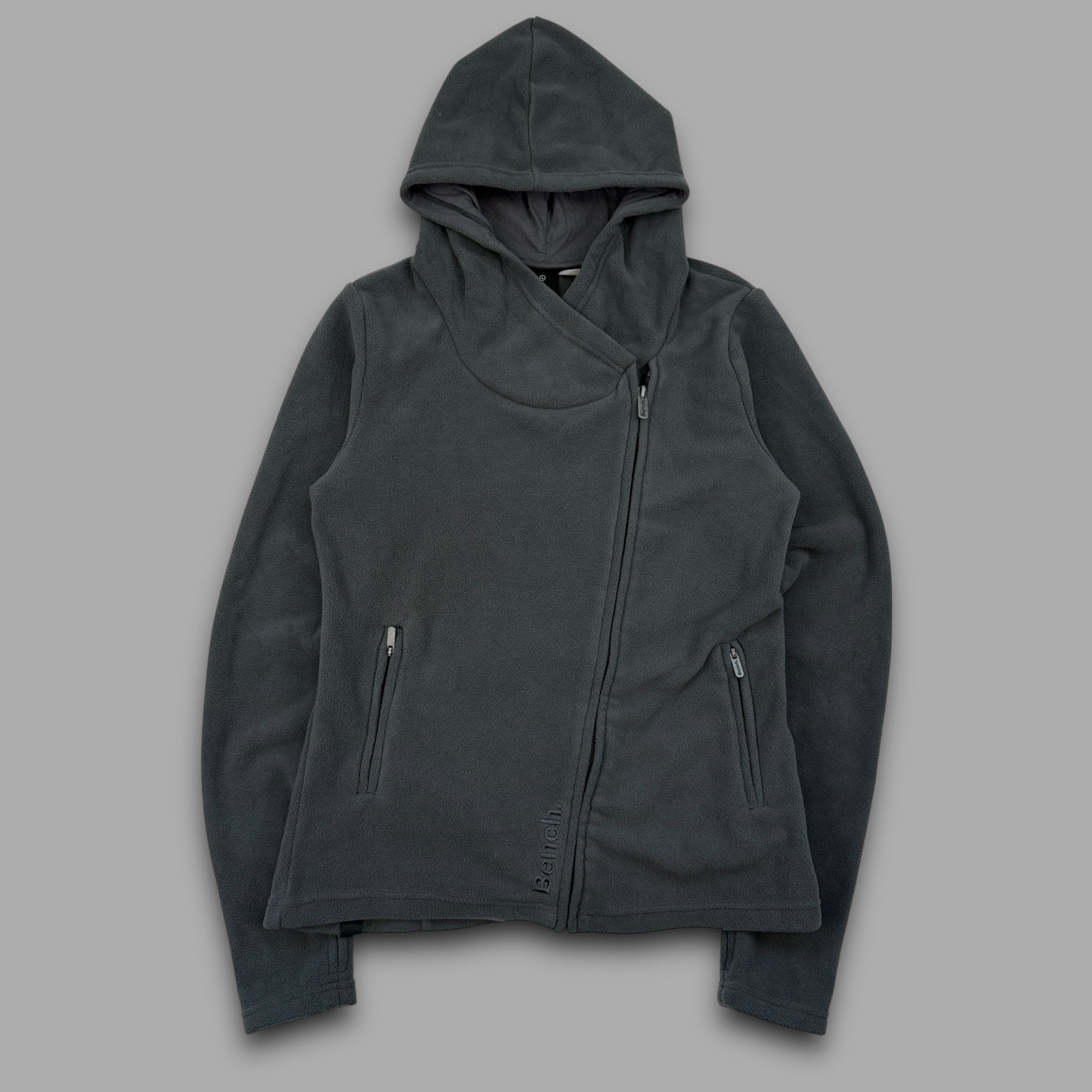 Bench 2000's technical asymmetrical zip fleece jacket (M)