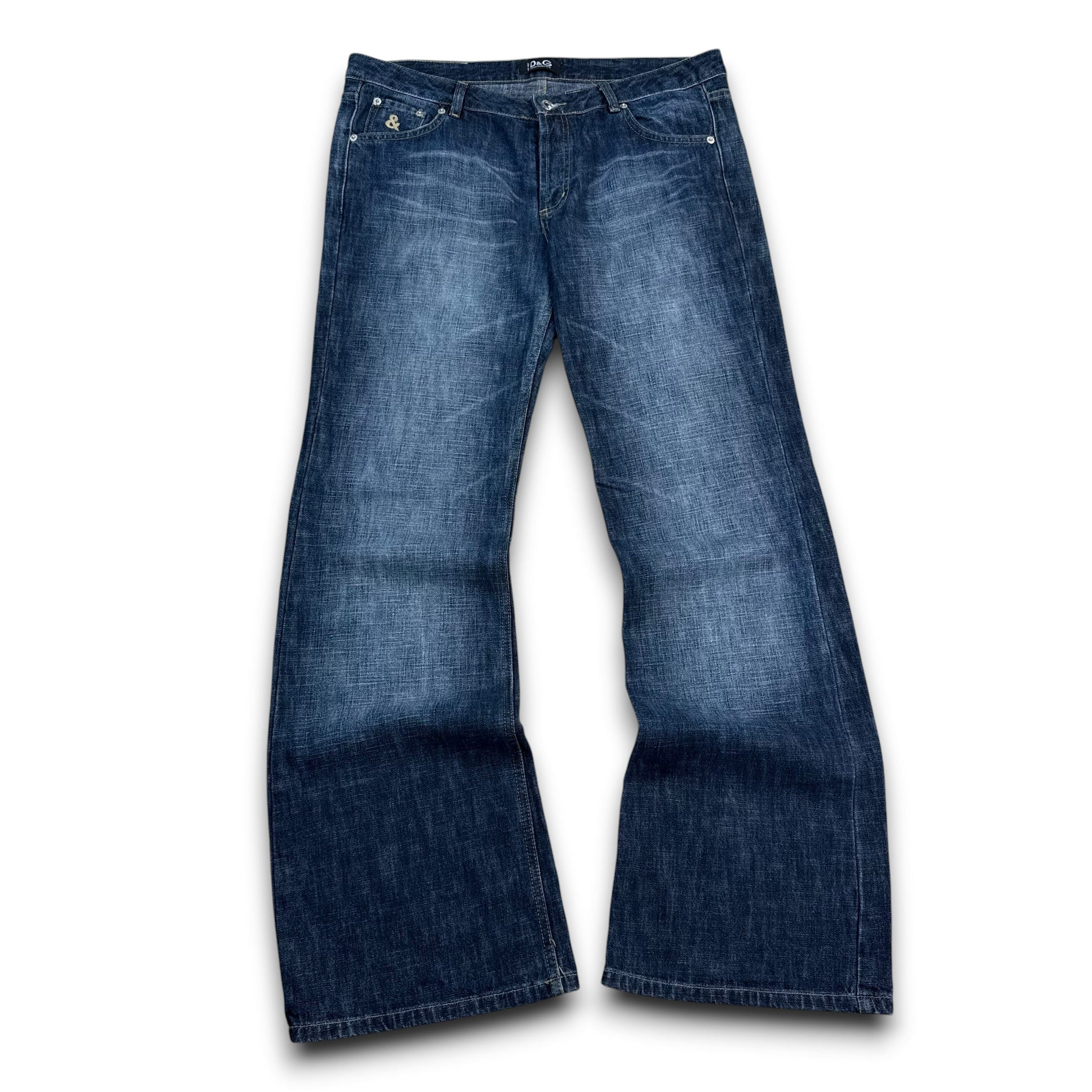 Dolce and gabbana 2000's relaxed denim bootcut jeans (M-L)