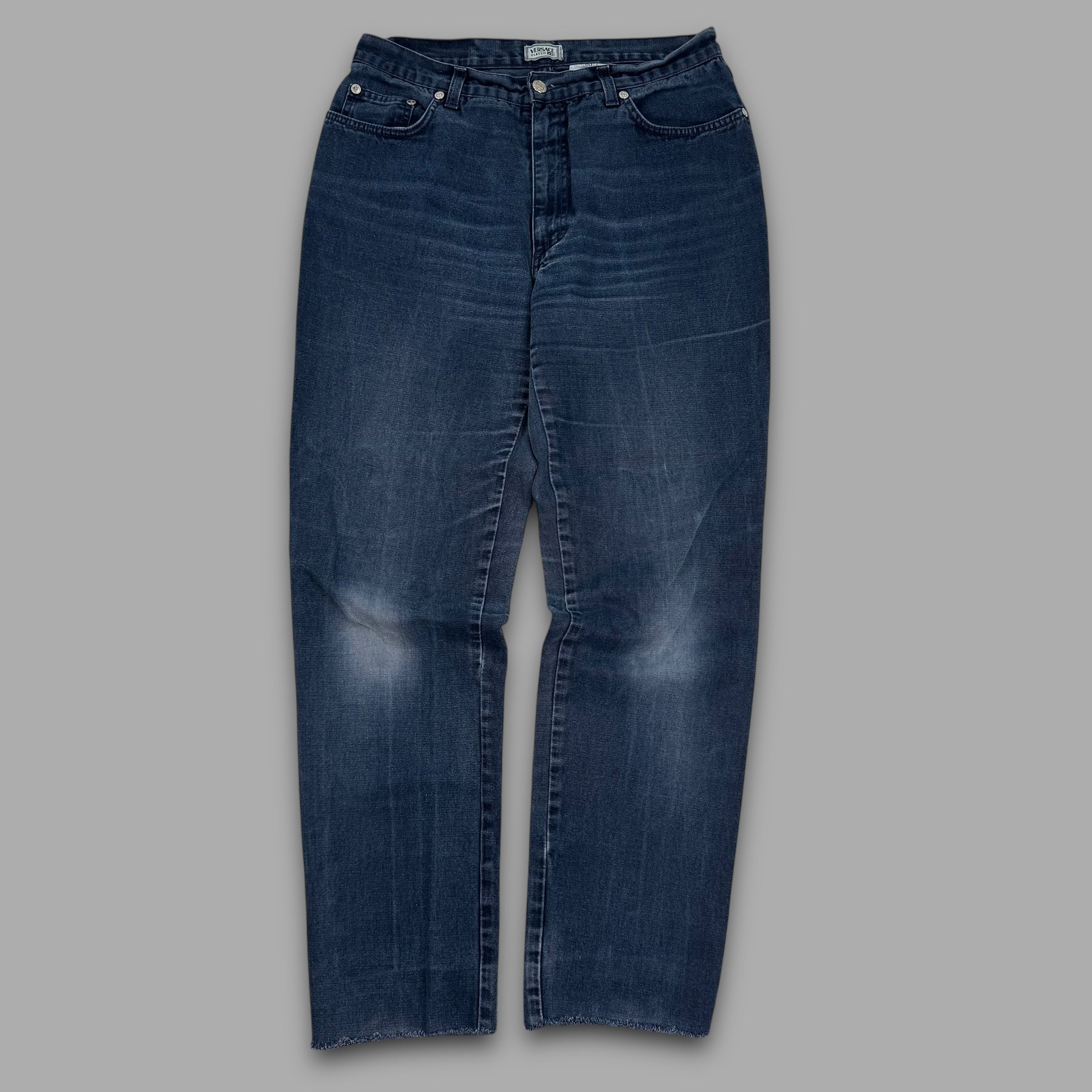 Versace classic tapered straight leg denim jeans (S-M)