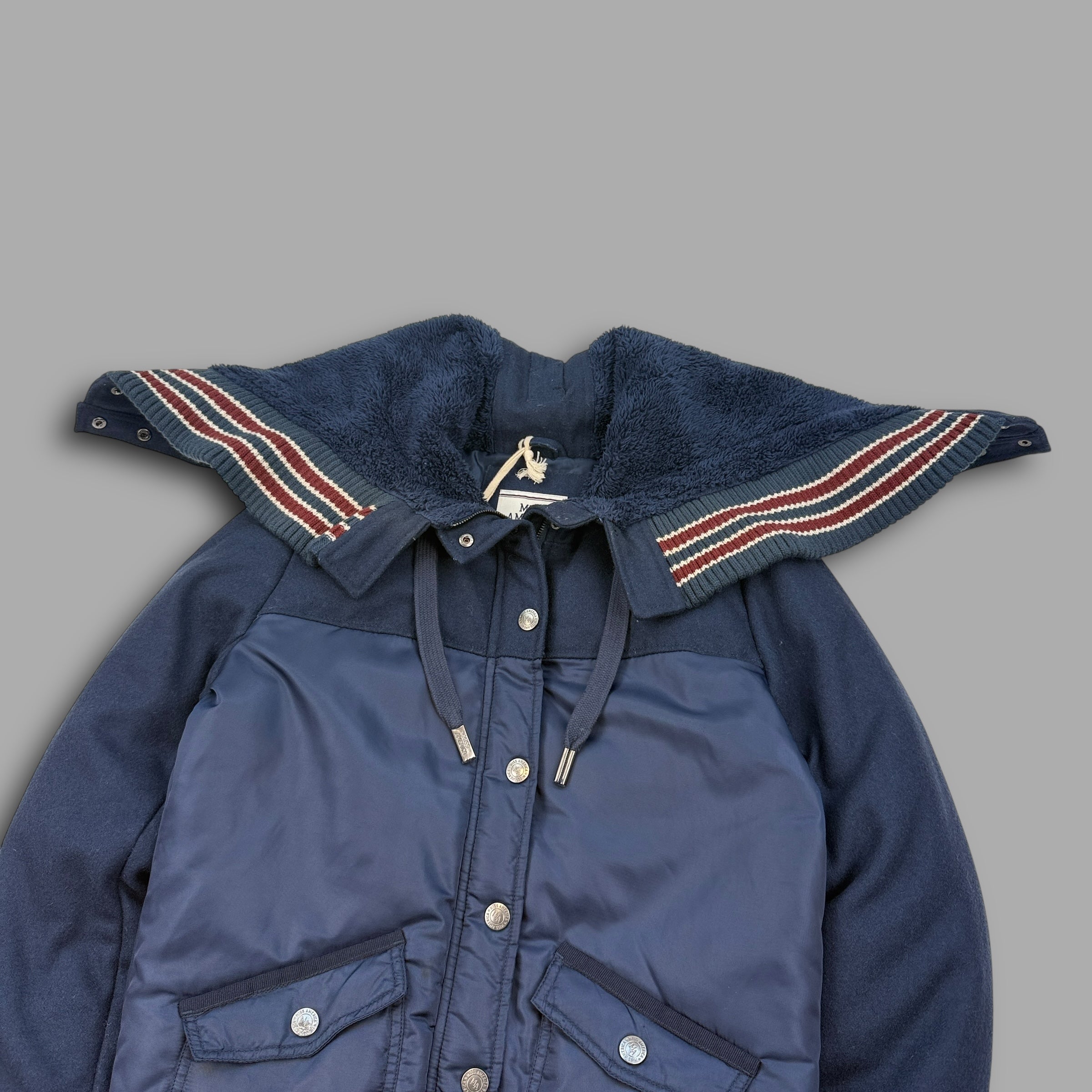 Miss America 2000's split hood bomber jacket (M) wms