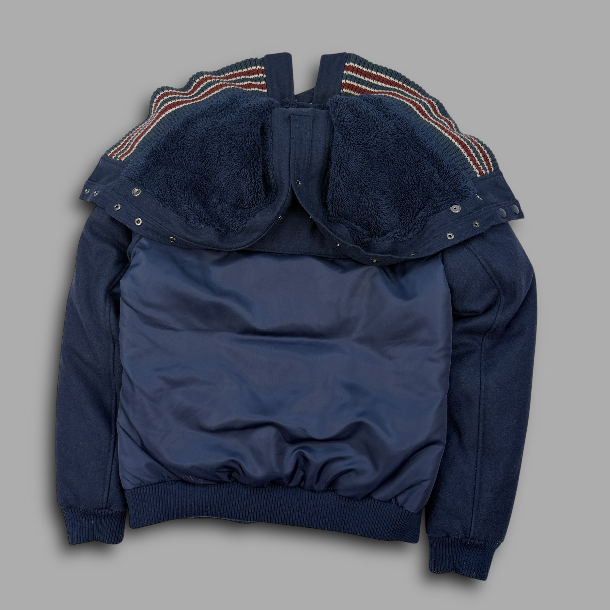 Miss America 2000's split hood bomber jacket (M) wms