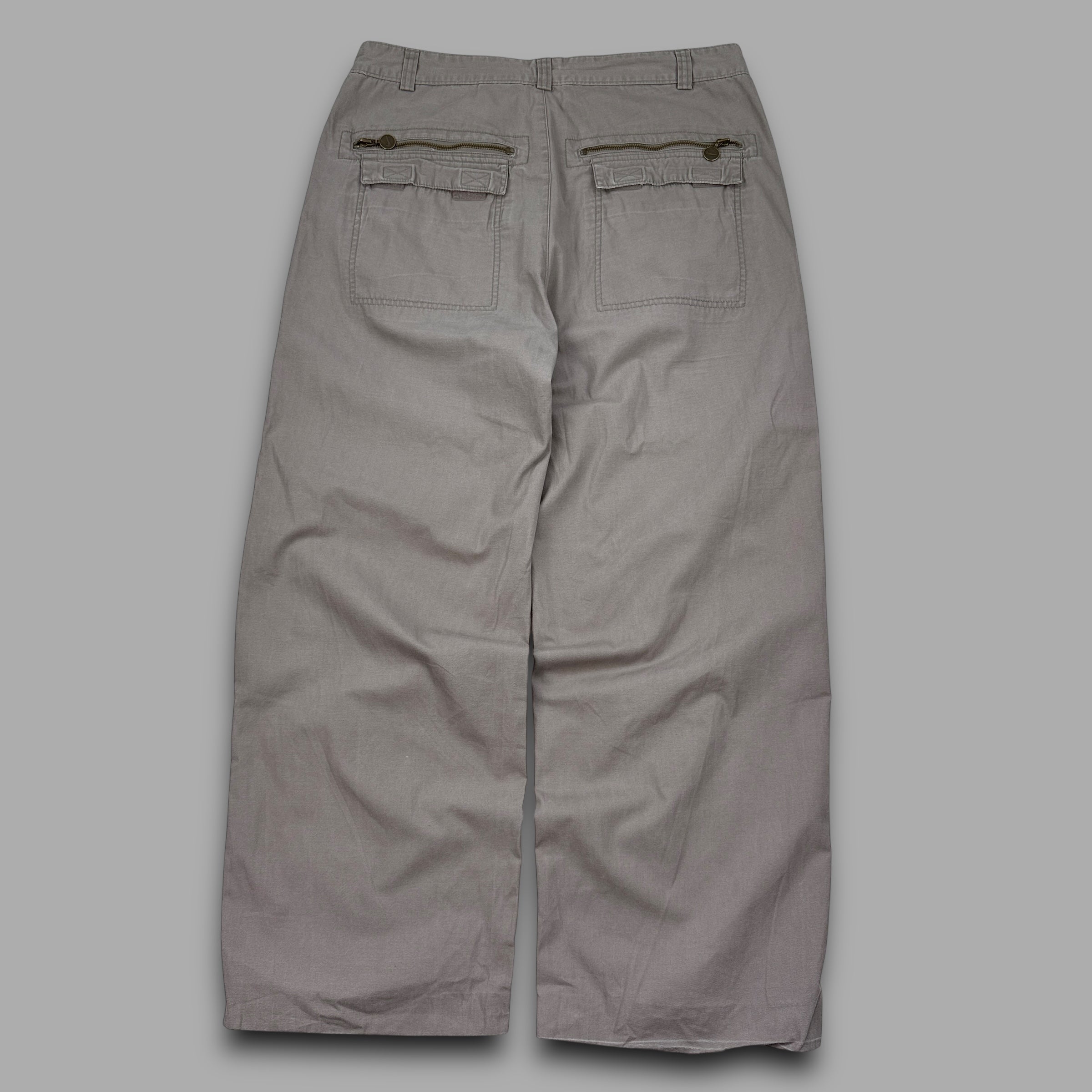 Nike 2000's techncial baggy wide leg flight bottoms (L)