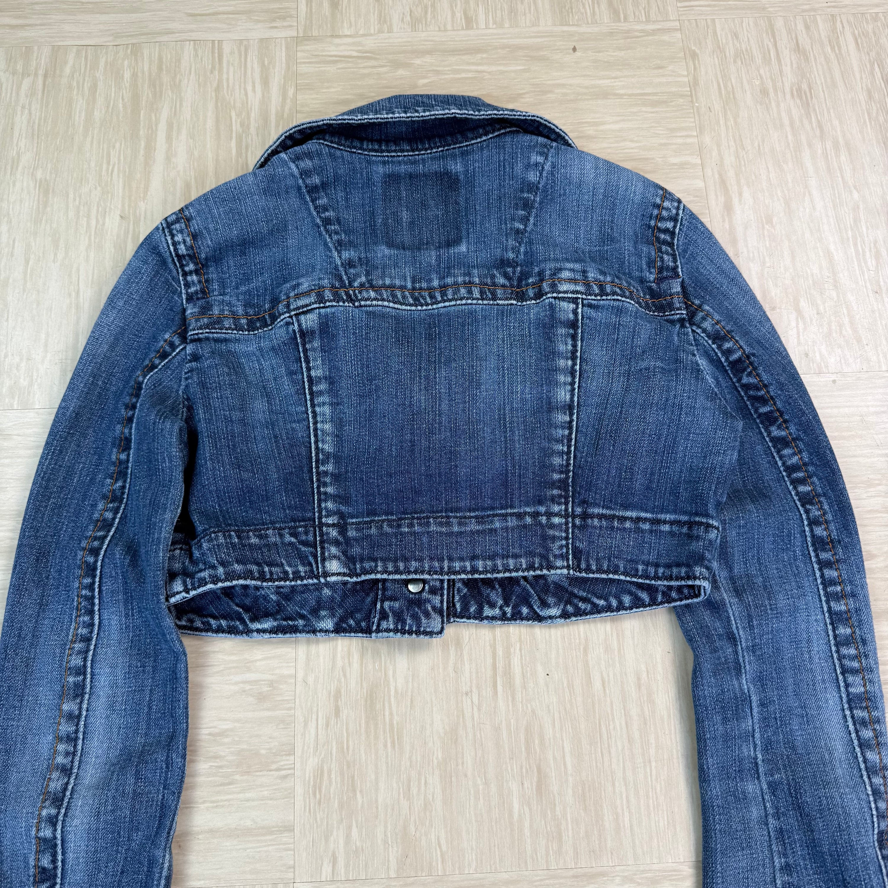 Miss sixty 2000's cropped denim jacket (XS) wms