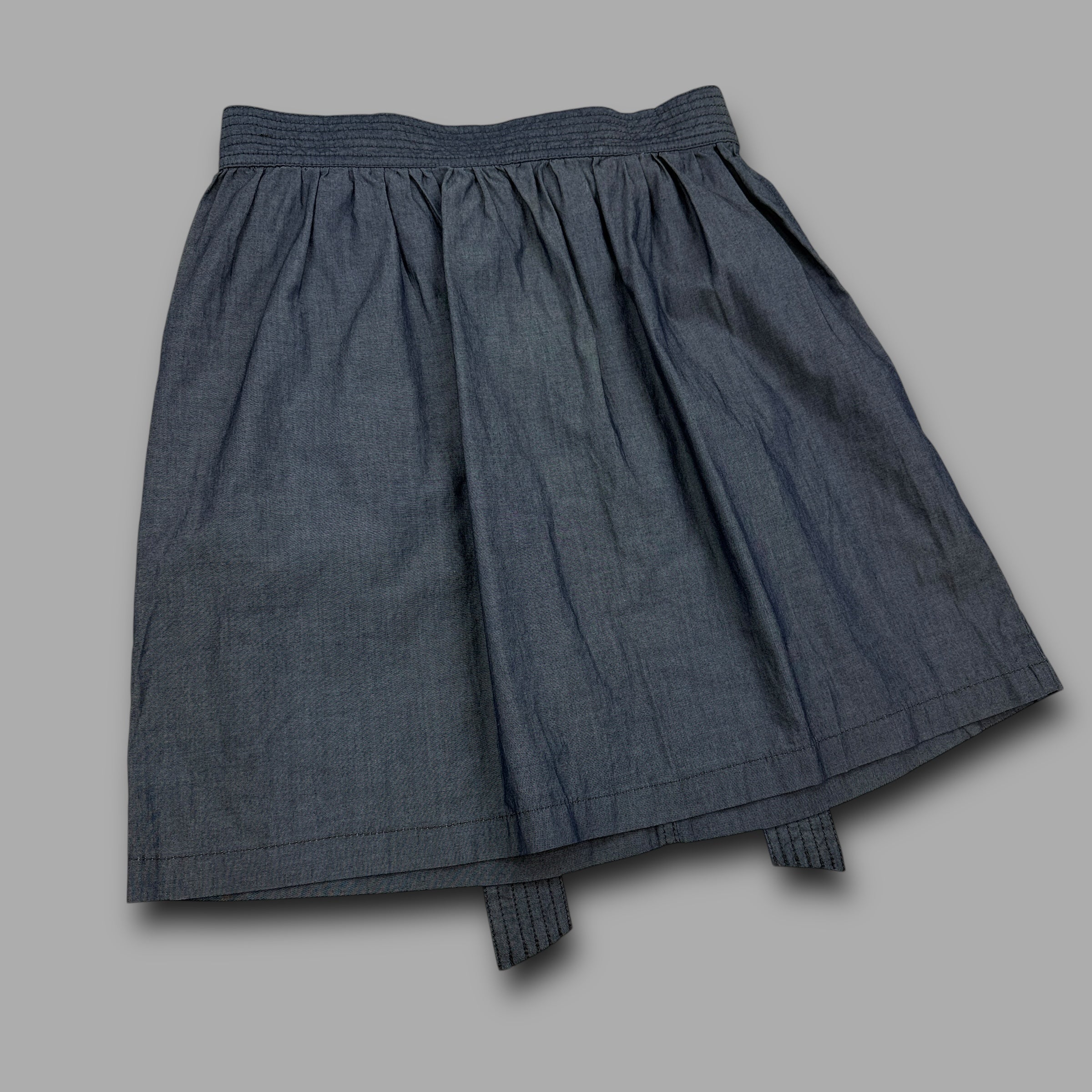 Diesel 2000s belted pocketed A-line skirt (XS) wms