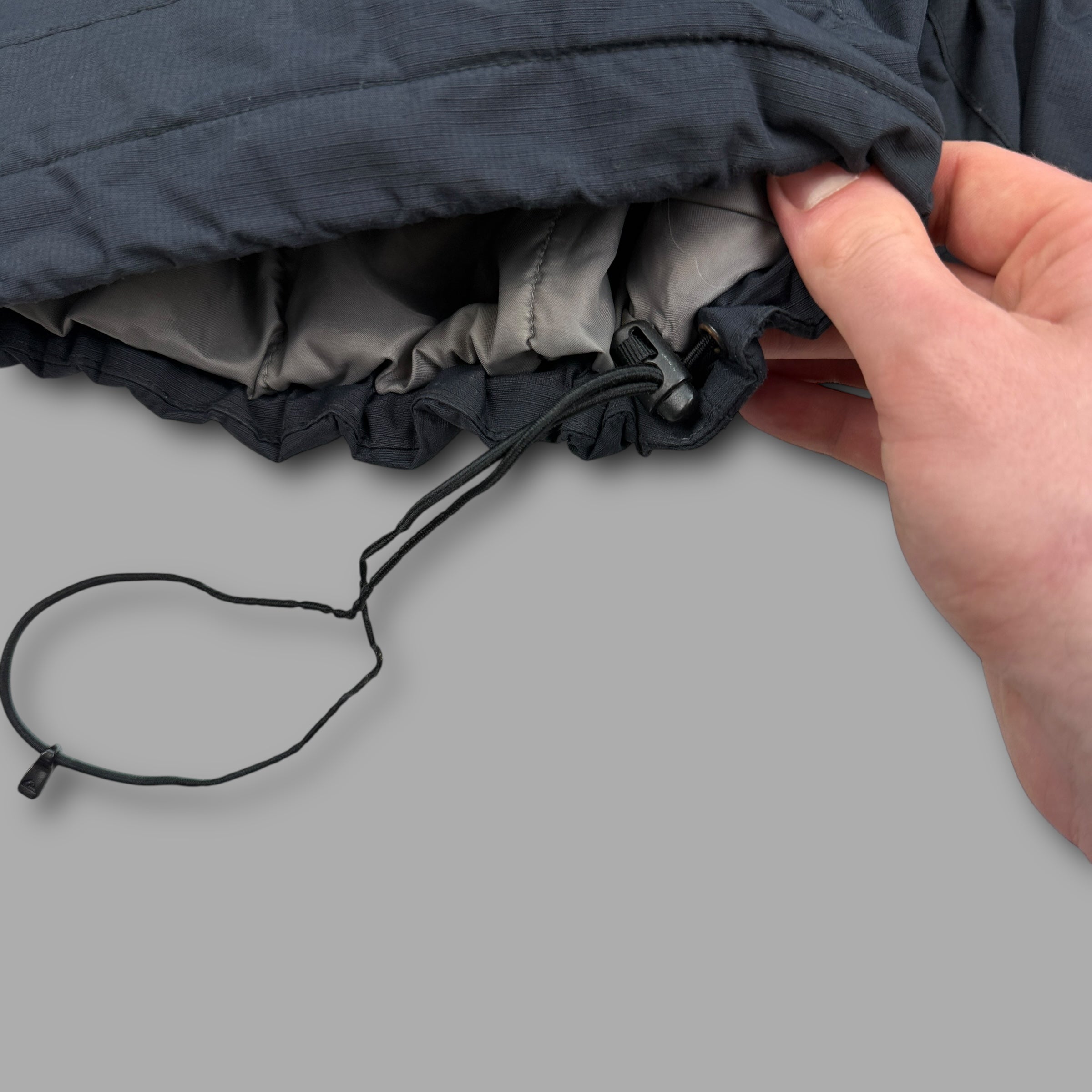 Quiksilver 2000's technical asymmetrical zip compass ski jacket (M)