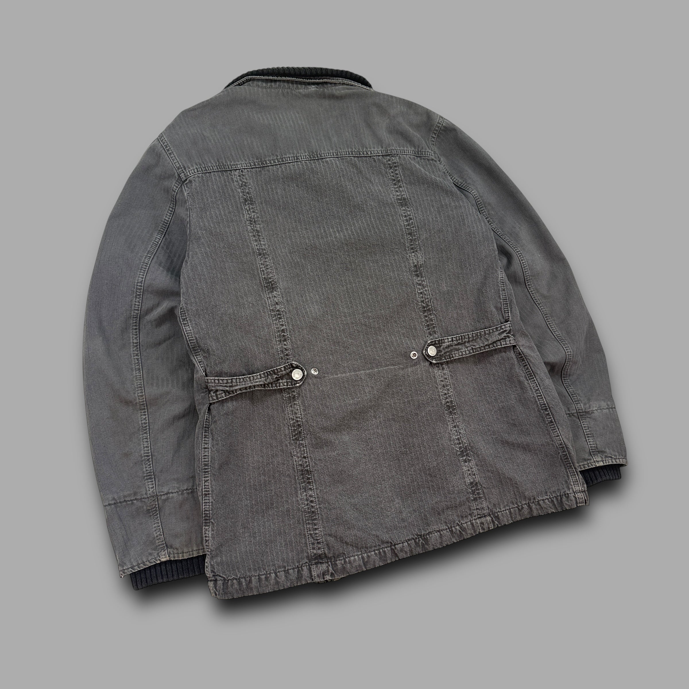 Dolce & Gabbana 2000's multi-pocket dual closure jacket (L)