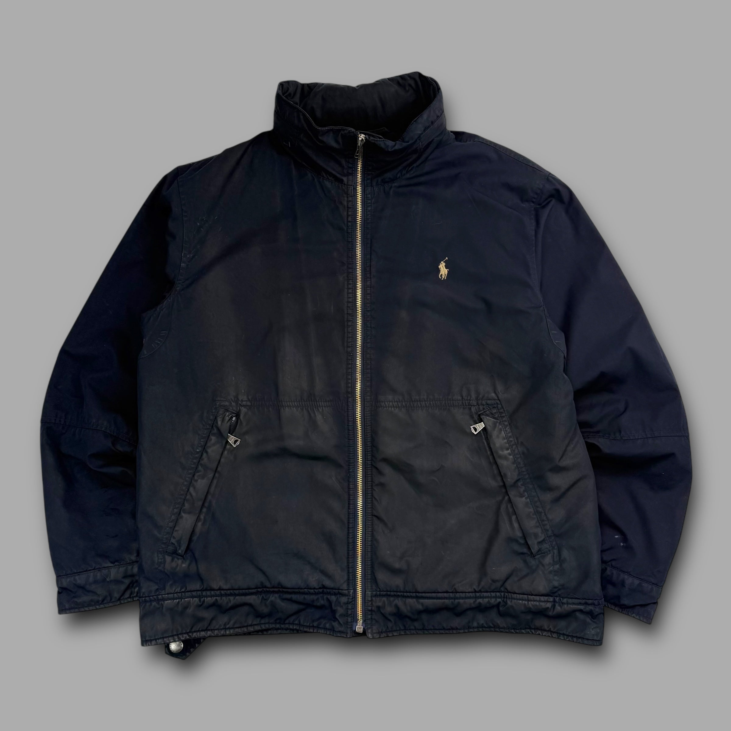 Ralph Lauren 2000's fleece lined coach jacket (L)