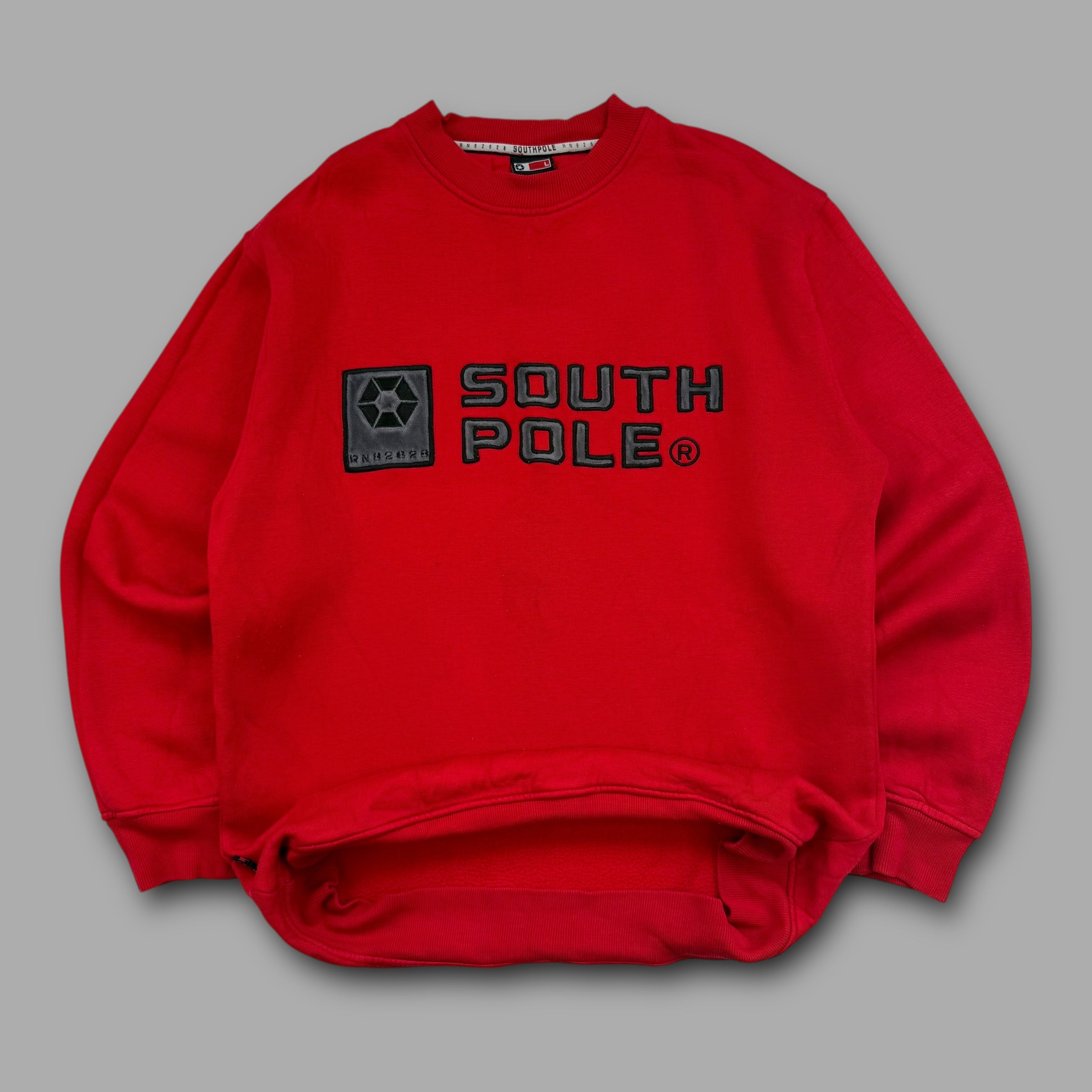 Southpole 2000's graphic embrodiered pullover sweatshirt (L)