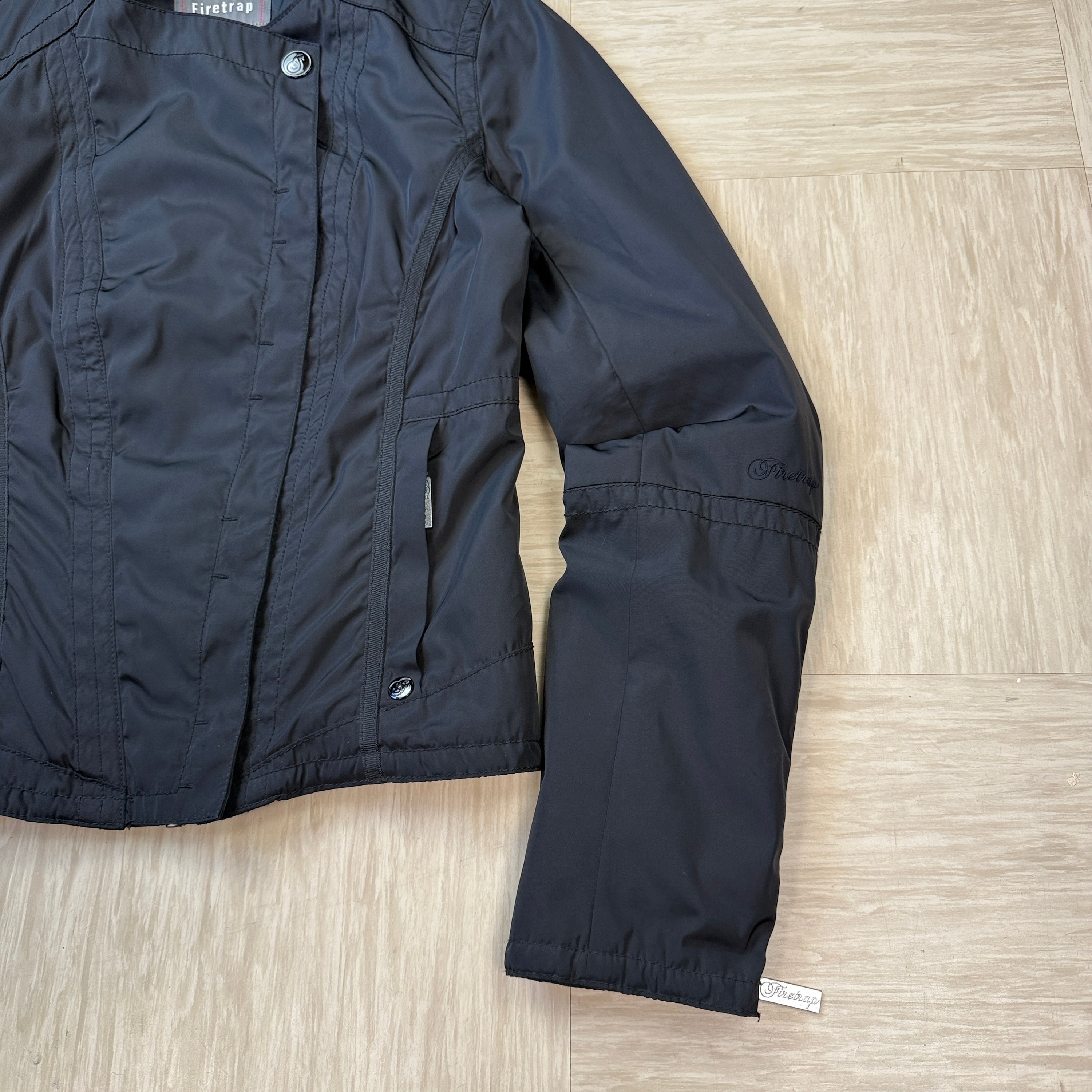Firetrap 2000's technical high neck fitted cropped jacket (S) wms